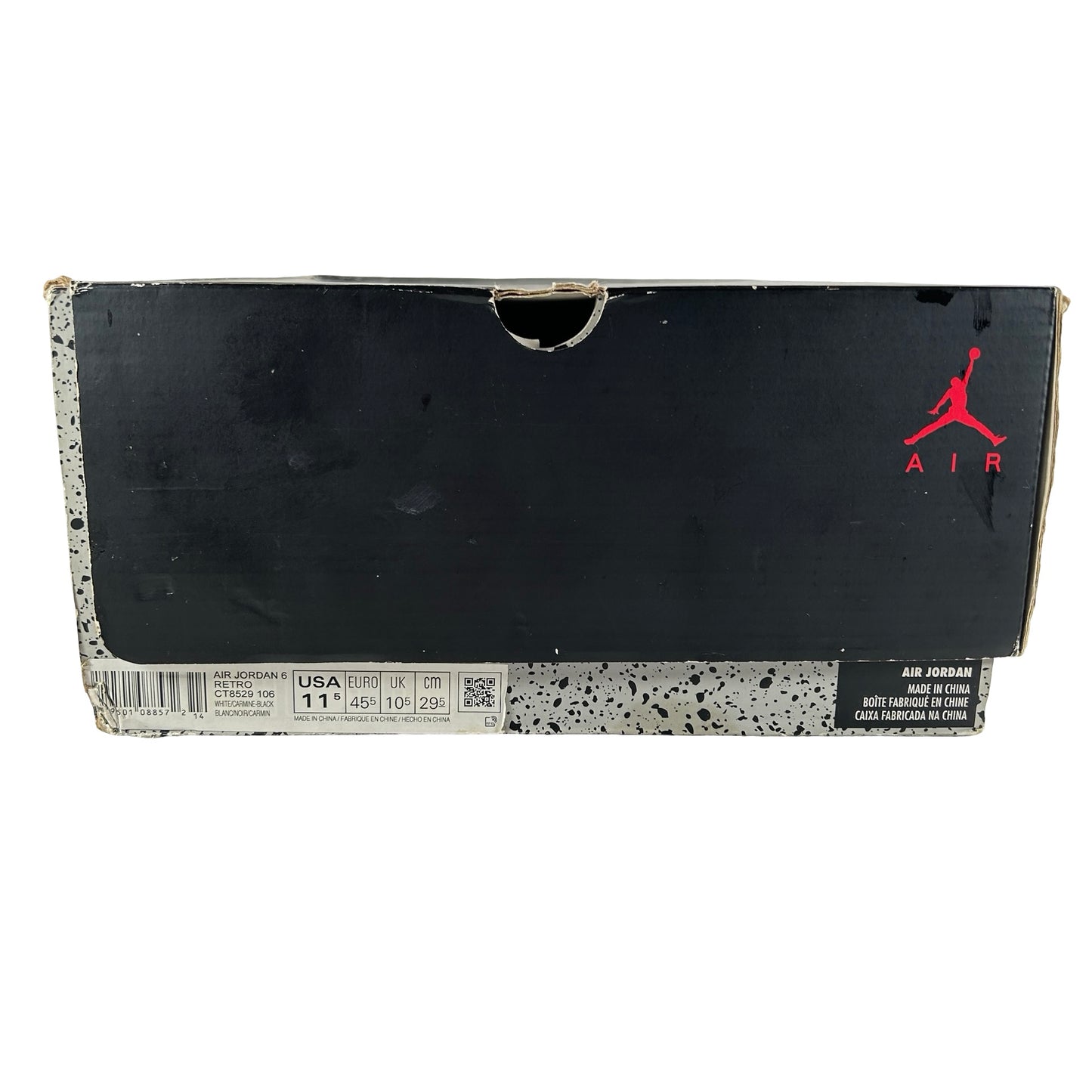 CT8529 106 Jordan 6 Retro Carmine [USED] - 11.5 M (Used)