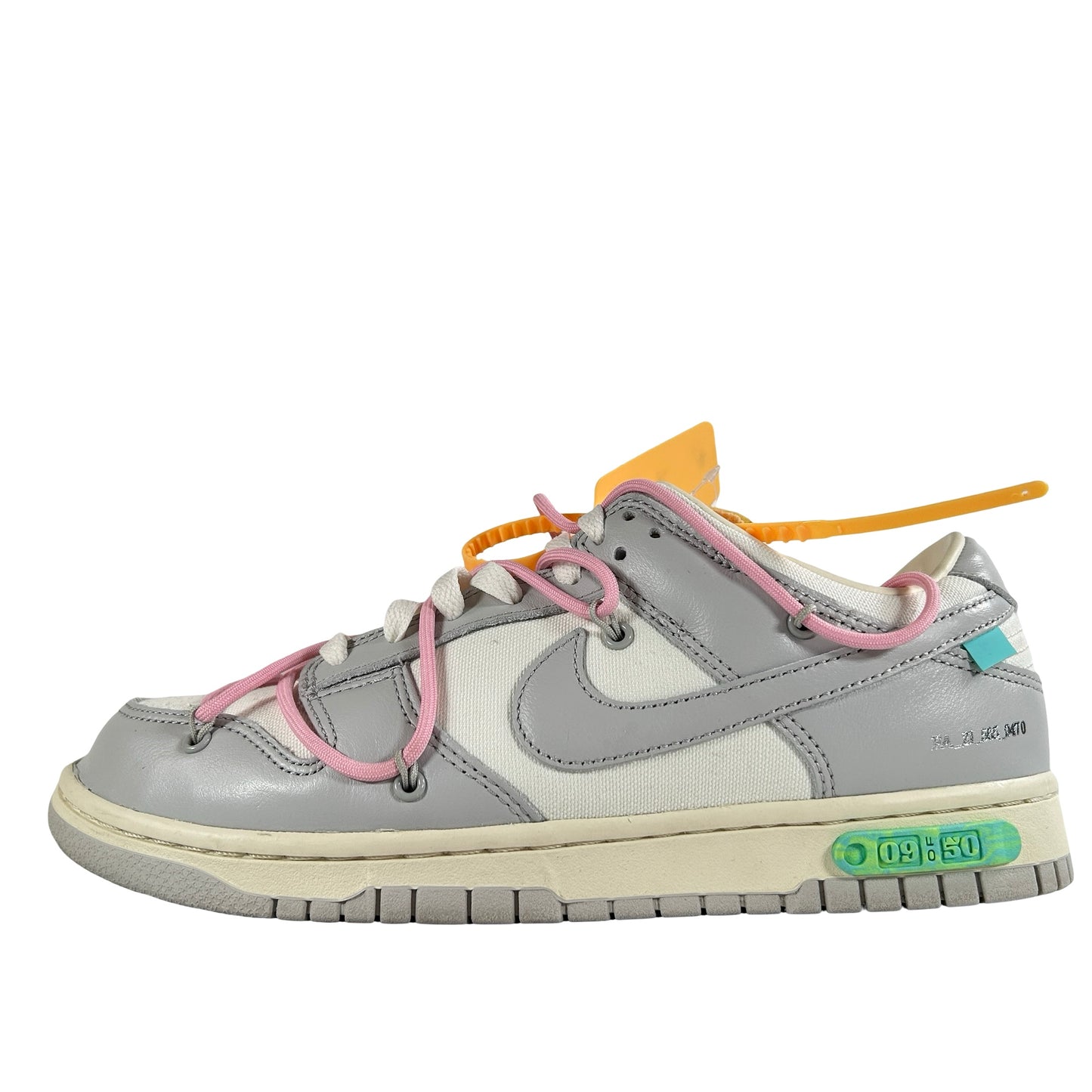 DM1602 109 Nike Dunk Low Off-White Lot 9 [USED] - 9 M (VNDS)