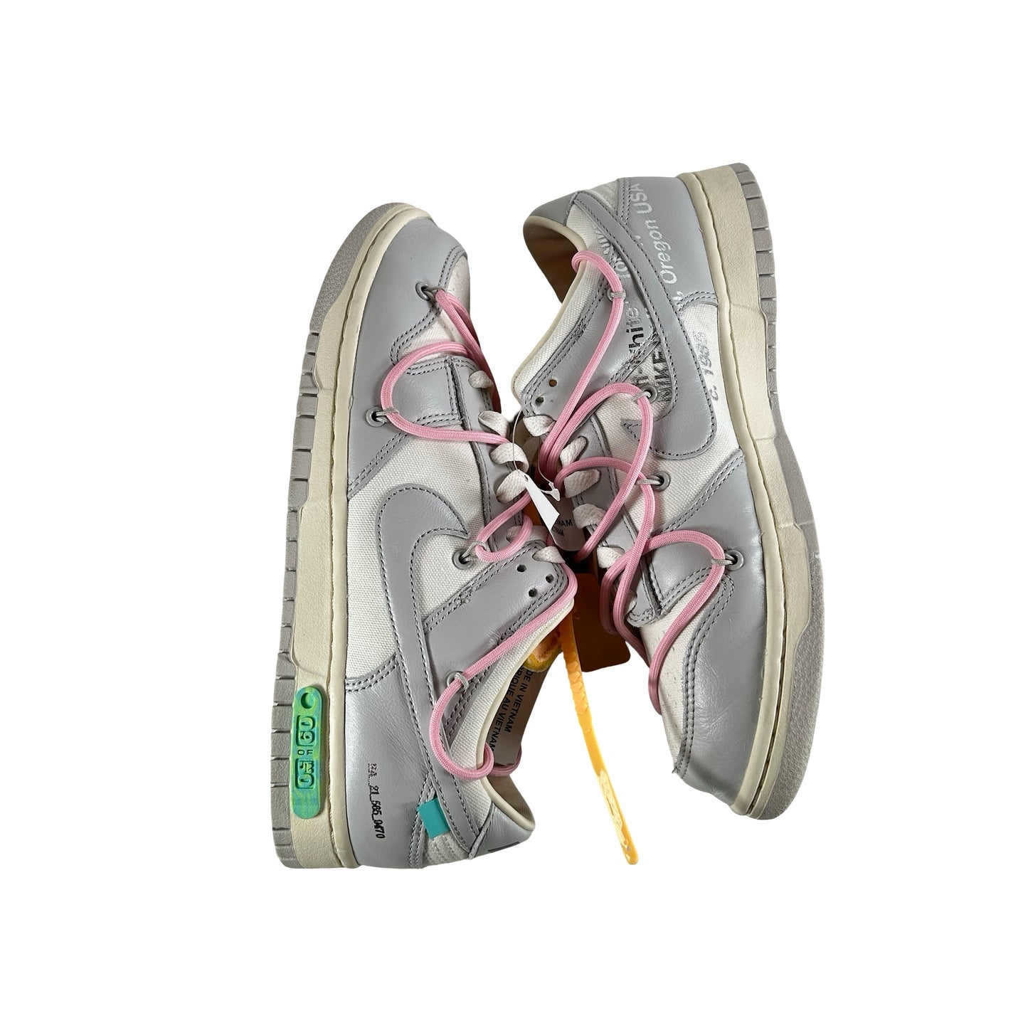 DM1602 109 Nike Dunk Low Off-White Lot 9 [USED] - 9 M (VNDS)