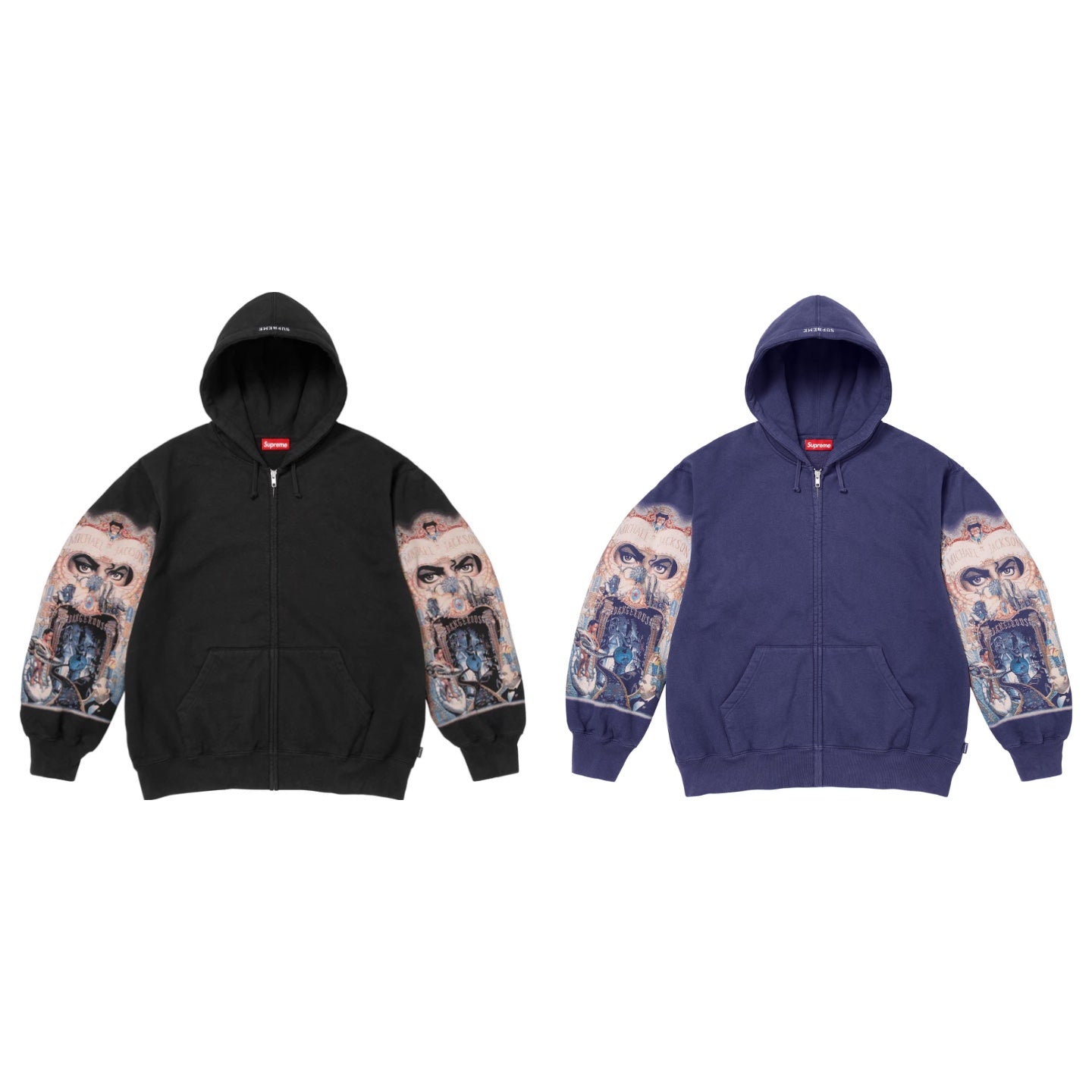 Supreme Michael Jackson Dangerous Zip Up Hooded Sweatshirt