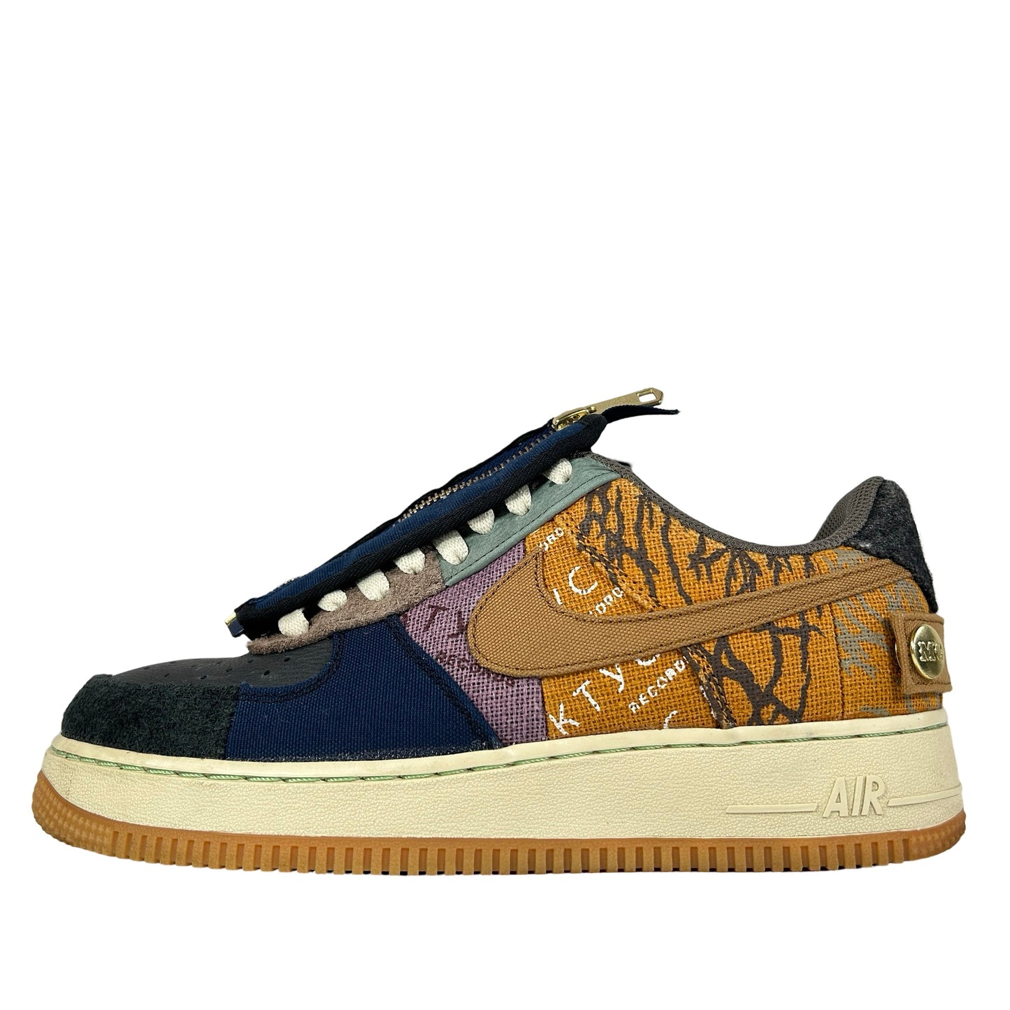 CN2405 900 AF1 Gato bajo Travis Scott Cactus