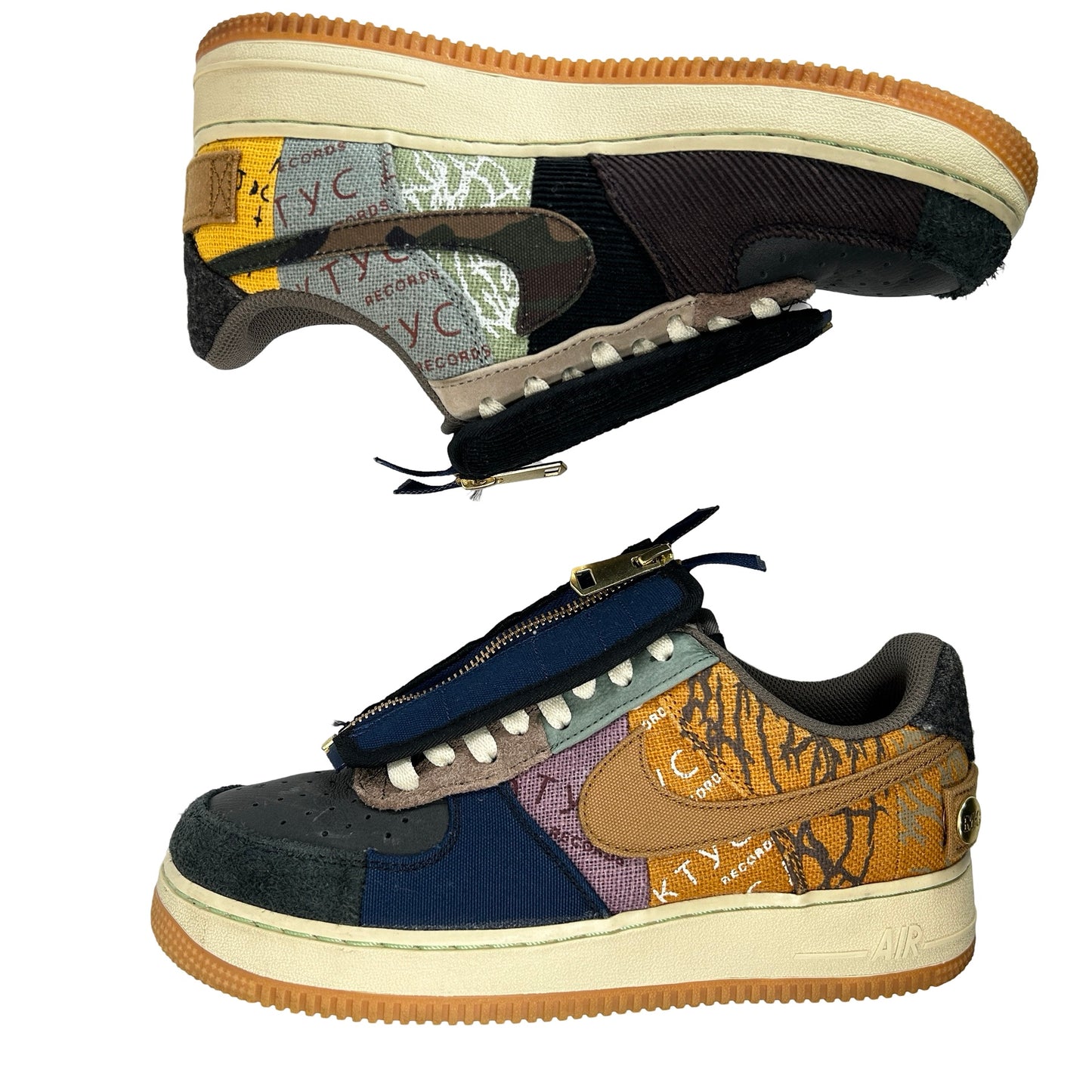 CN2405 900 AF1 Gato bajo Travis Scott Cactus