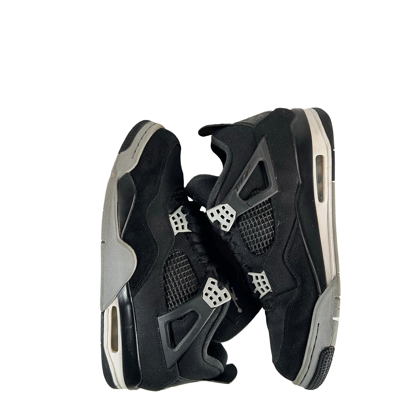 DH7138 006 Jordan 4 Retro SE Black Canvas [USED] - 10 M (Used) (No Box)