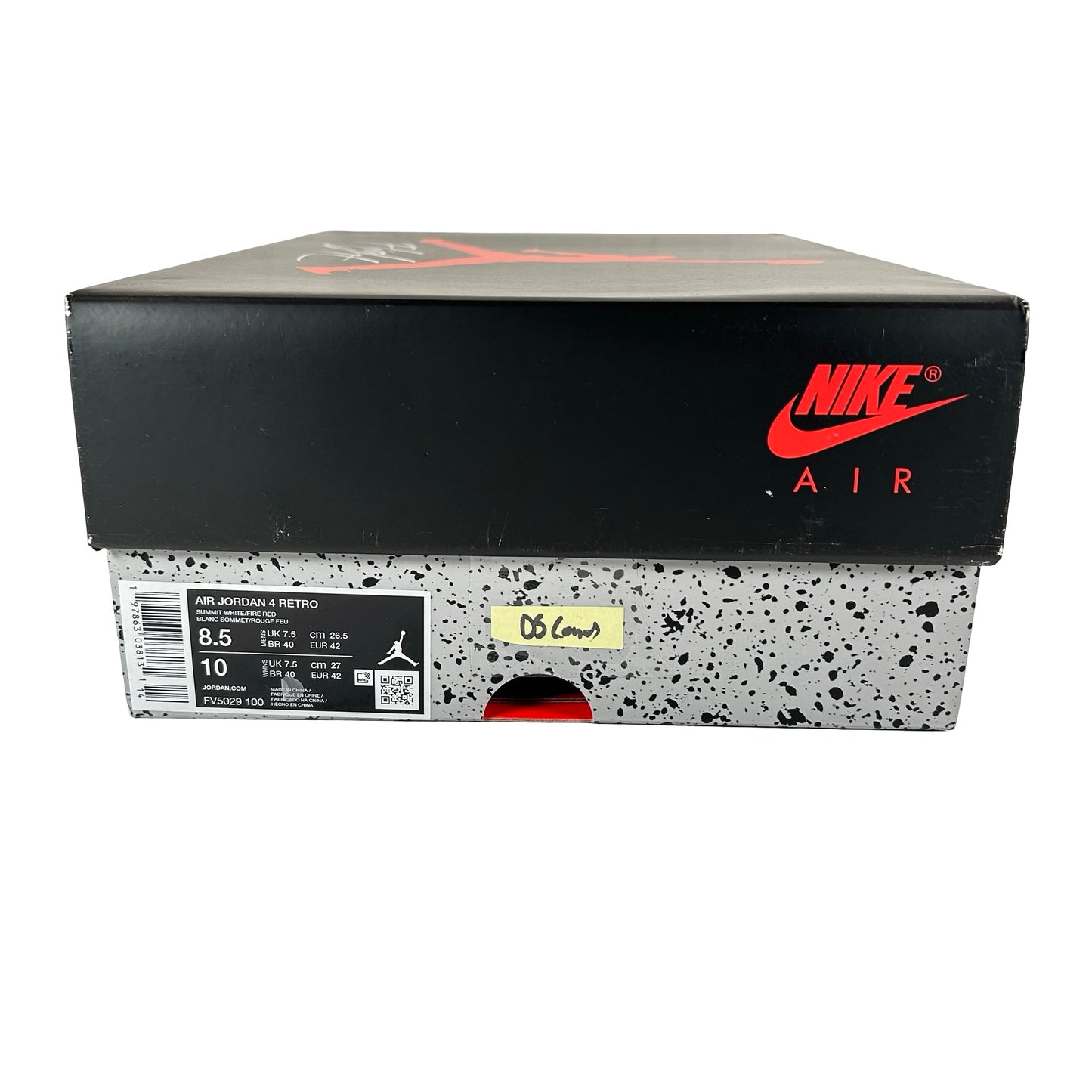 FV5029 100 Jordan 4 Retro White Cement (2025) [CONDITIONAL] - 8.5 M (Scratches on left toe box)