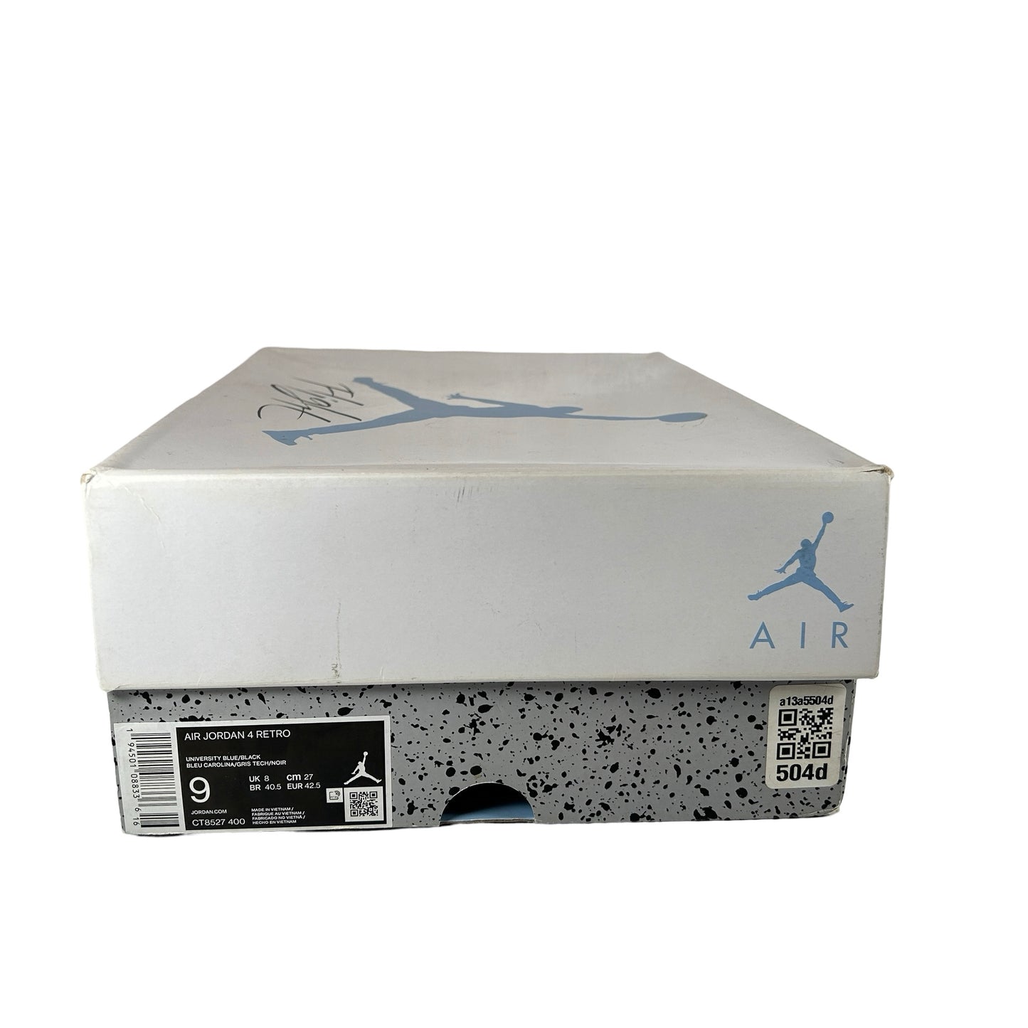 CT8527 400 Jordan 4 University Blue [USED] - 9 M (Used3)