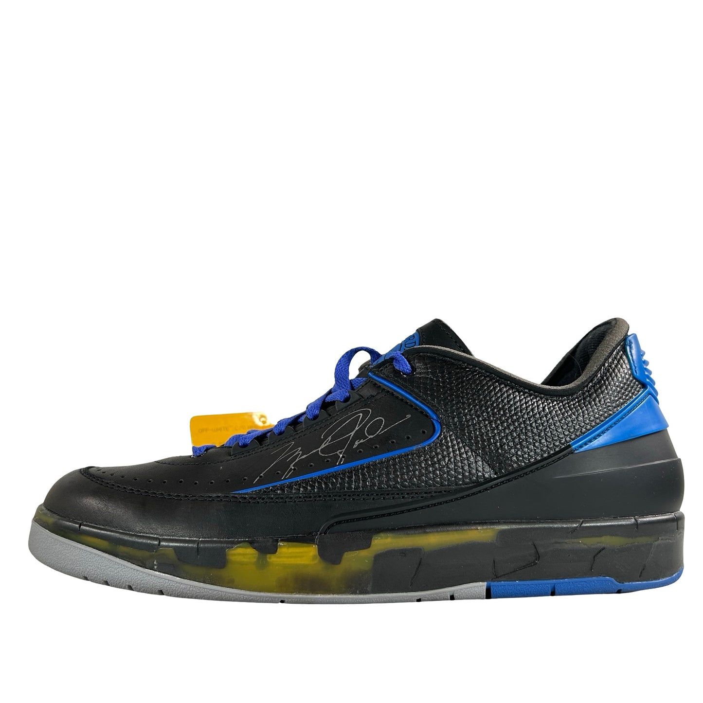 DJ4375 004 Jordan 2 Retro Low SP Off-White Black Blue [USED] - 12 M (Used2) (No Insoles)