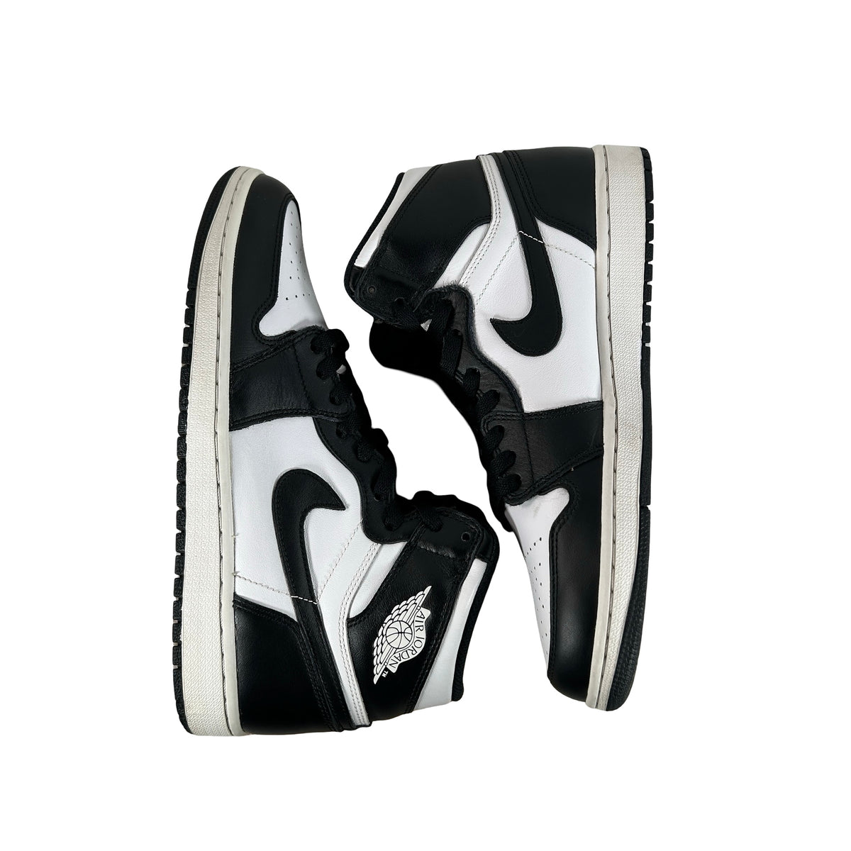 555088 010 Jordan 1 Retro Black White (2014) [USED] - 10.5 M (Used) (No Box)