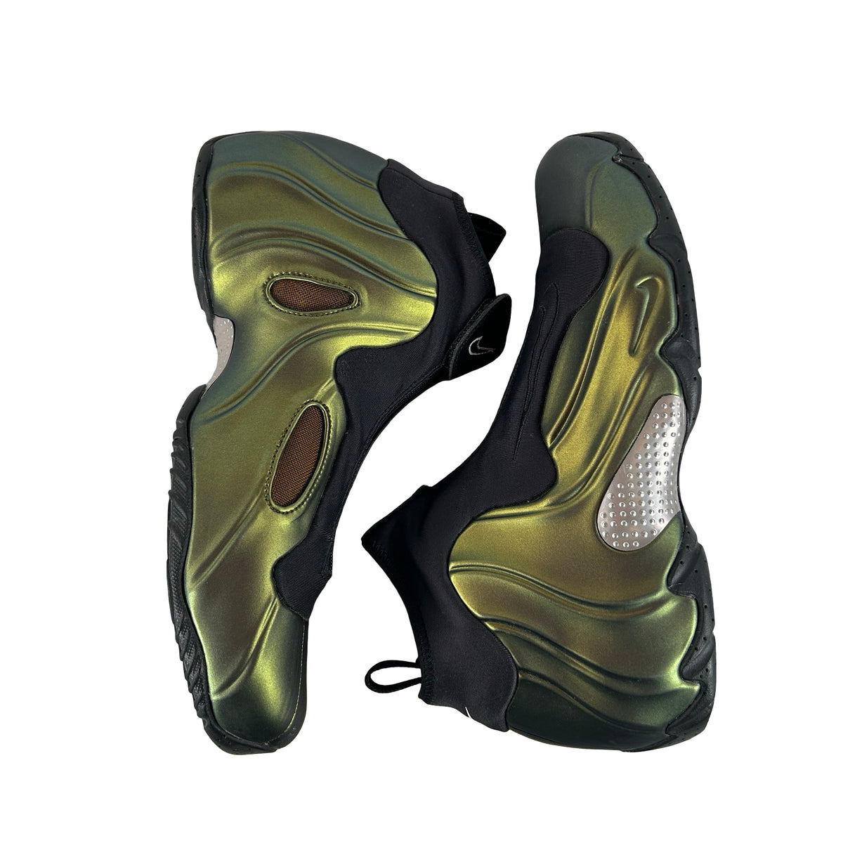 FV5582 700 Nike Air Flightposite Metallic Gold (2024) [USED] - 9.5 M (Used) (No Box)