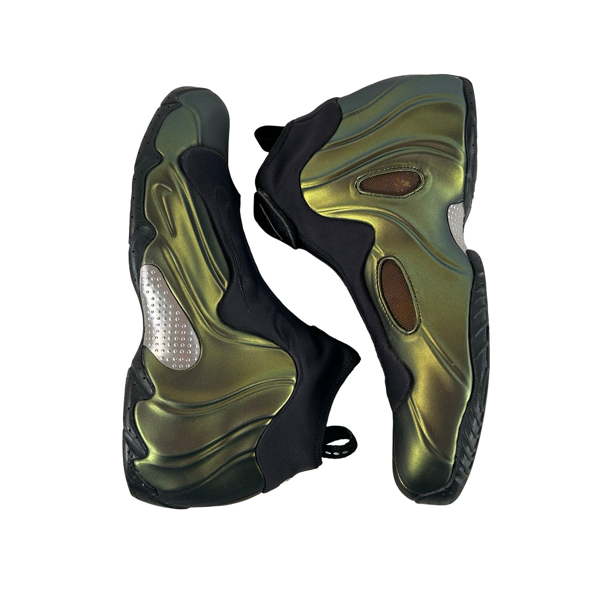 FV5582 700 Nike Air Flightposite Metallic Gold (2024) [USED] - 9.5 M (Used) (No Box)