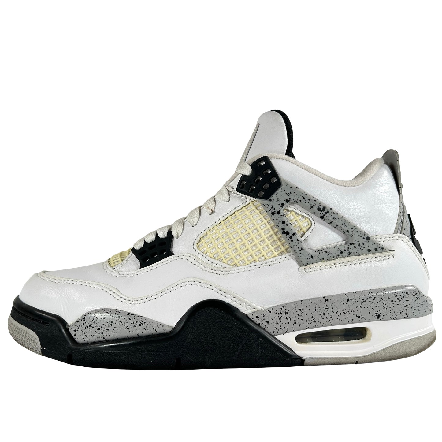 840606 192 Jordan 4 White Cement [USED] - 7.5 (Used) (No Box)