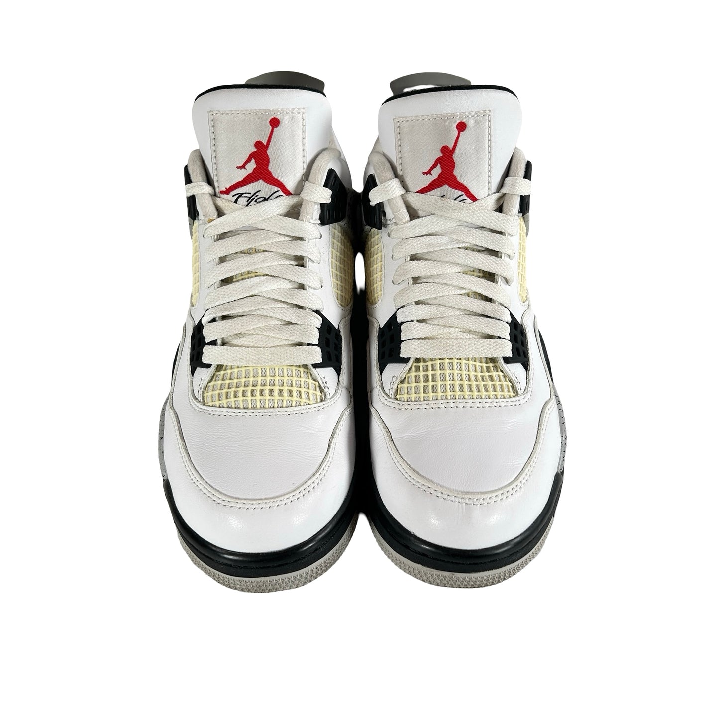 840606 192 Jordan 4 White Cement [USED] - 7.5 (Used) (No Box)