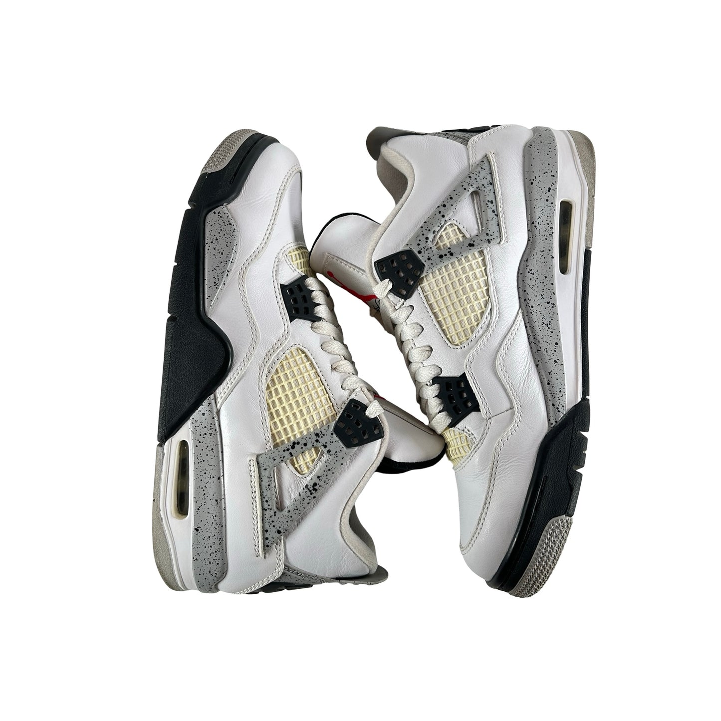 840606 192 Jordan 4 White Cement [USED] - 7.5 (Used) (No Box)