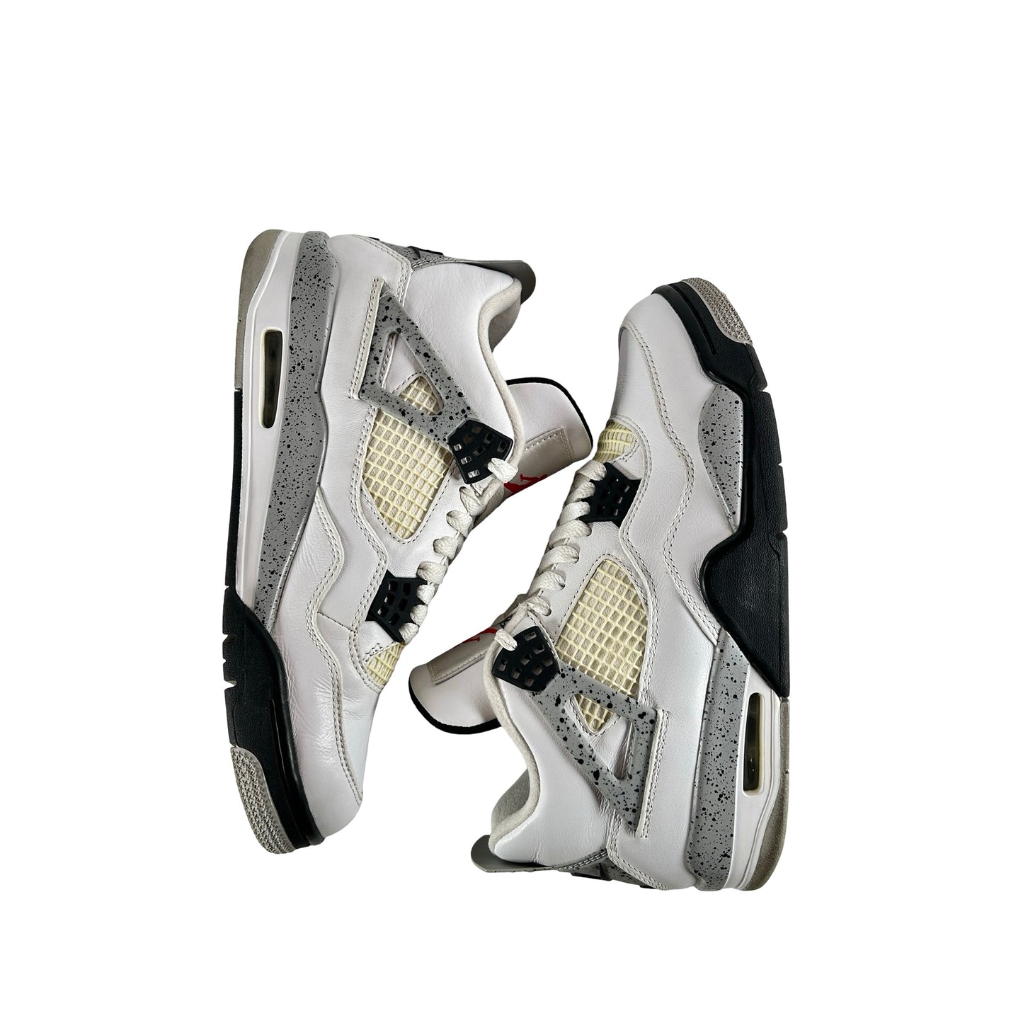 840606 192 Jordan 4 White Cement [USED] - 7.5 (Used) (No Box)