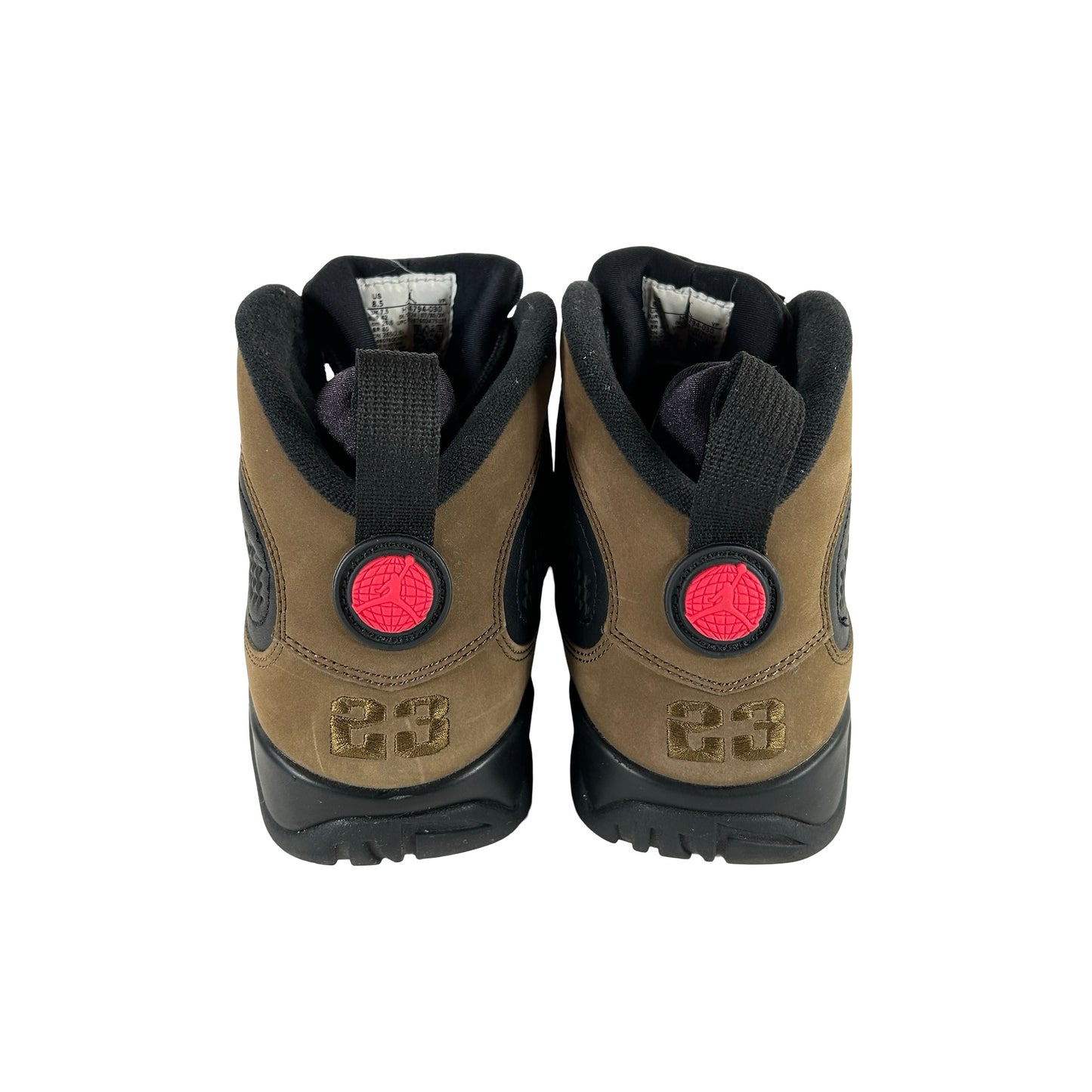 HV4794 030 Air Jordan 9 Retro Olive (2024) [USED] - 8.5 M (Used11)