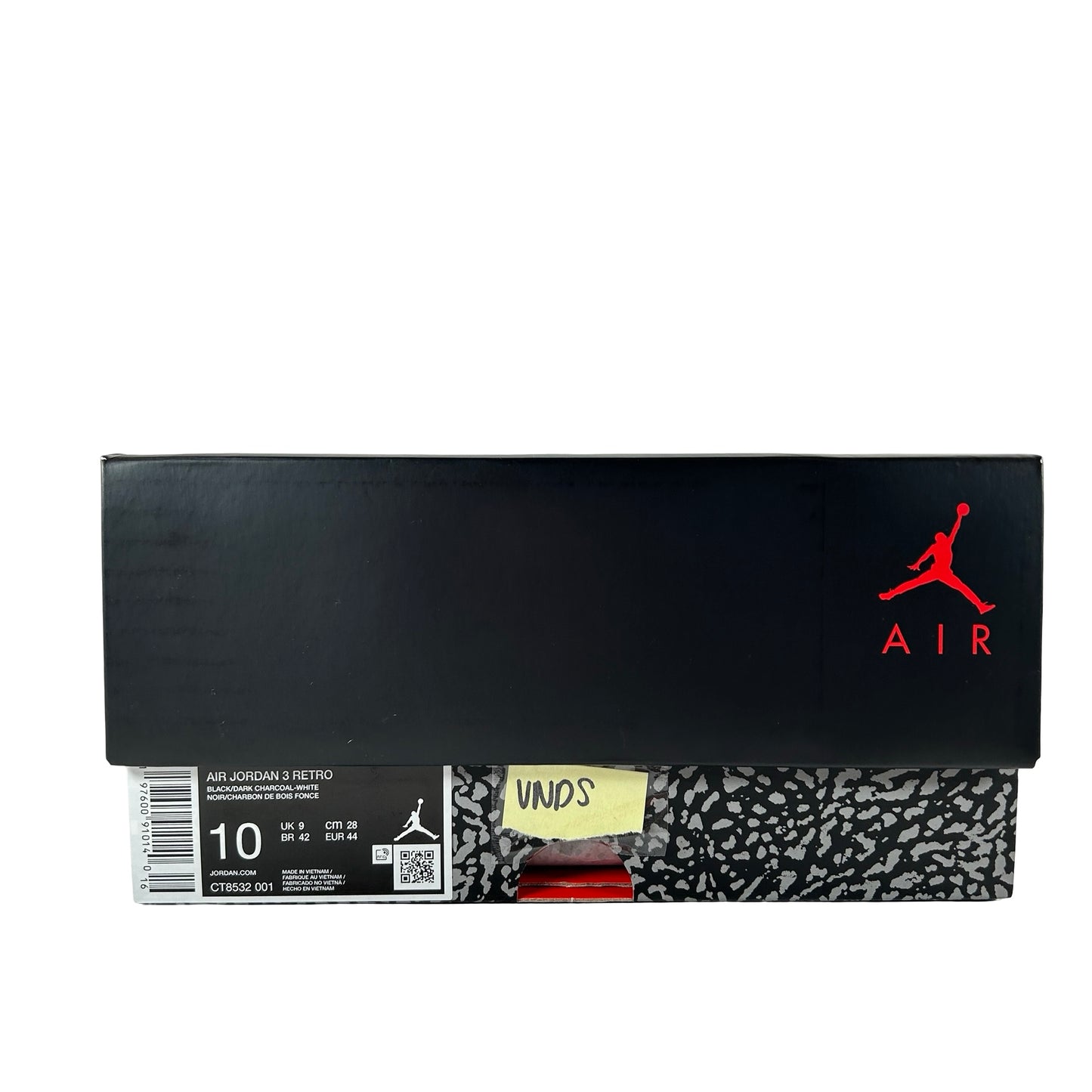CT8532 001 Jordan 3 Retro Black Cat (2025) [USED] - 10 M (VNDS)