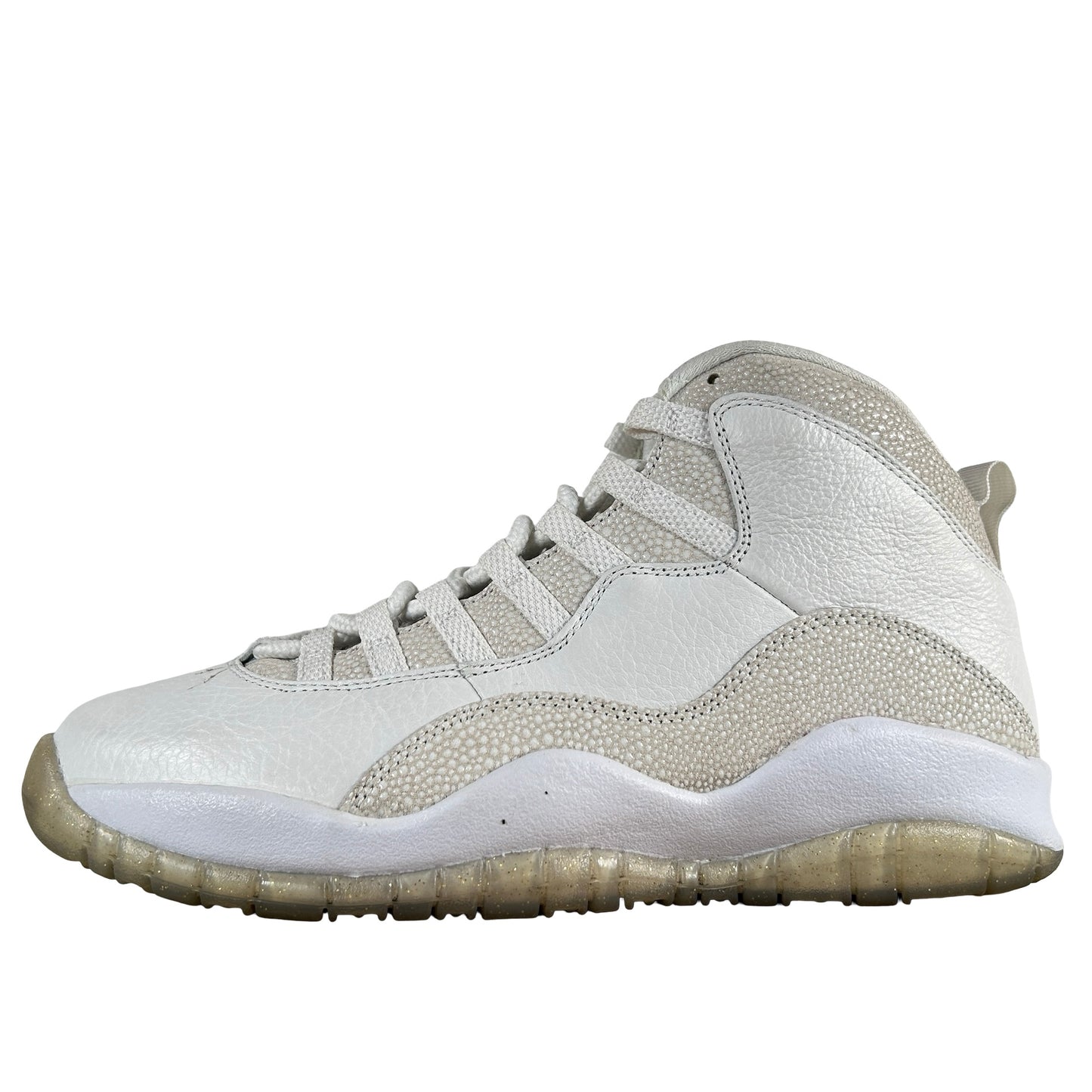 819955 100 Jordan 10 Retro Drake OVO White [USED] - 8 M (Used2) (Missing Insoles2)