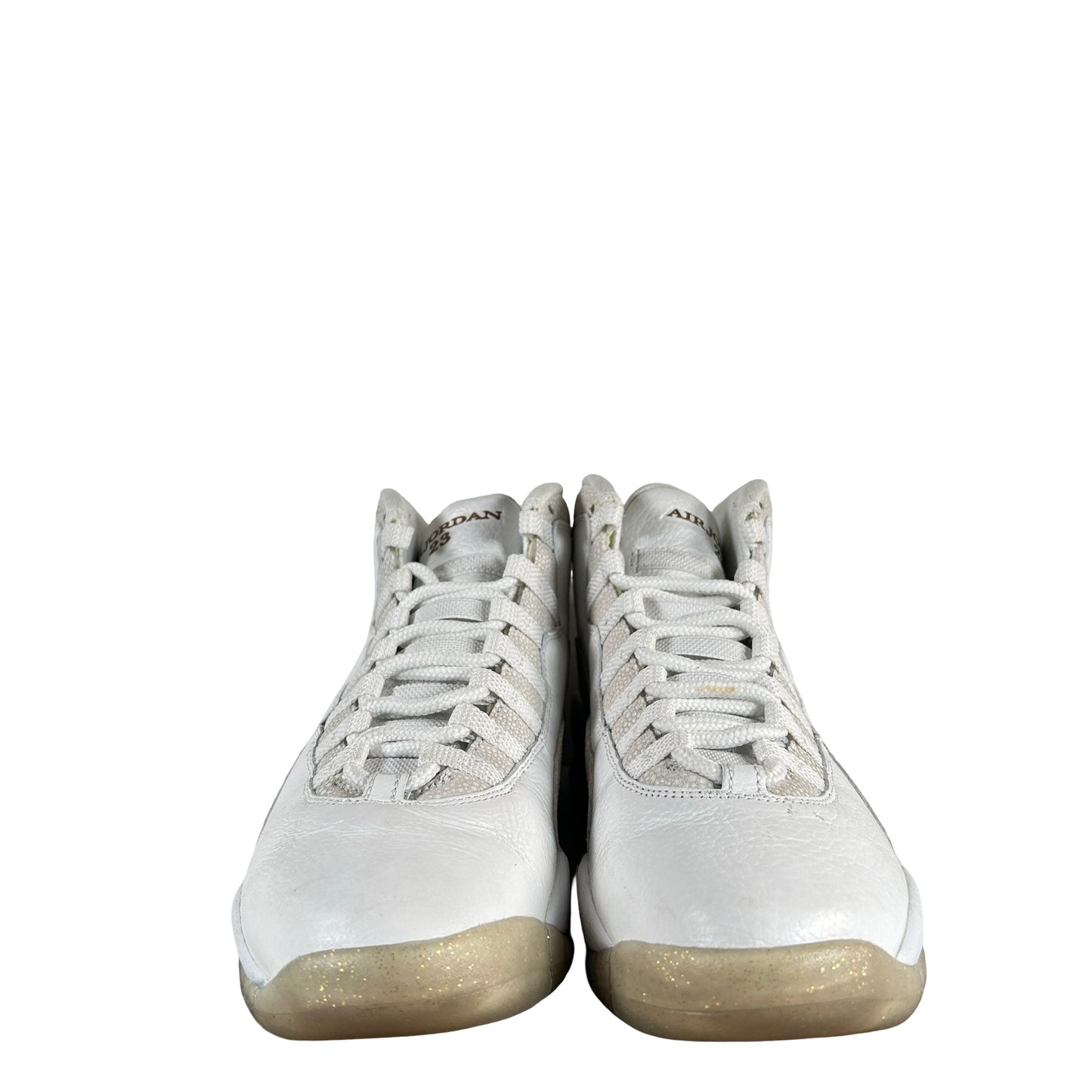 819955 100 Jordan 10 Retro Drake OVO White [USED] - 8 M (Used2) (Missing Insoles2)