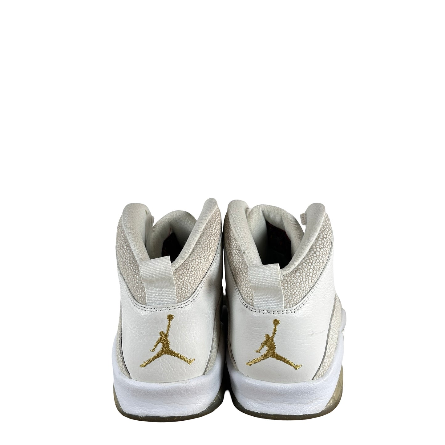 819955 100 Jordan 10 Retro Drake OVO White [USED] - 8 M (Used2) (Missing Insoles2)