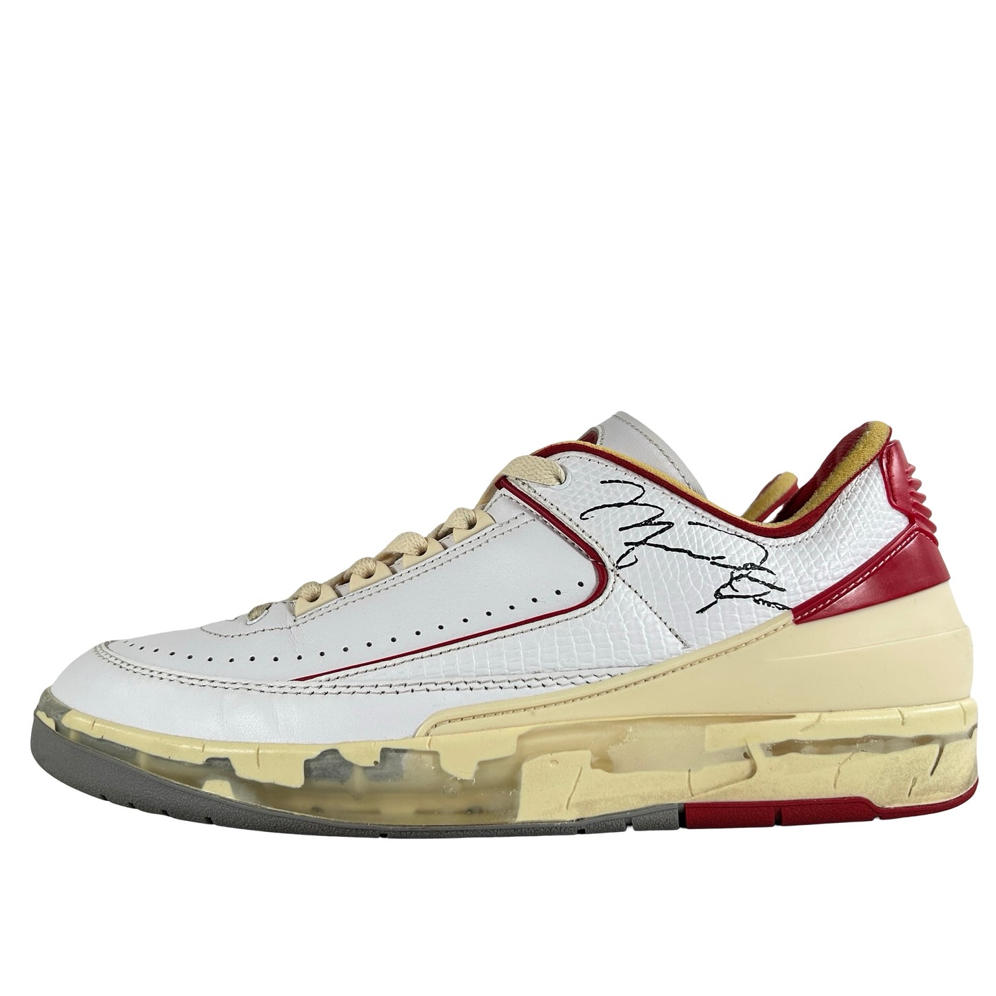 DJ4375 106 Jordan 2 Retro Low SP Off-White White Red [USED] - 10.5 M (Used3)