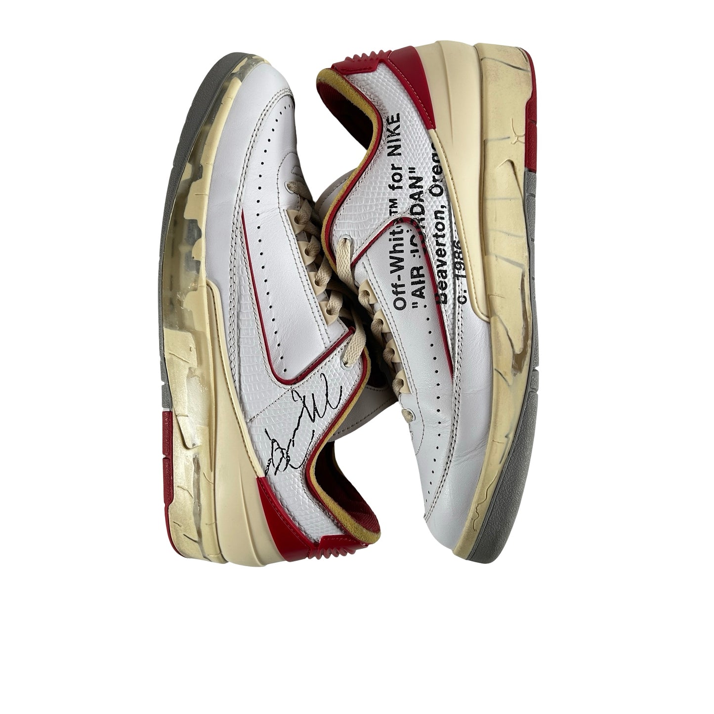 DJ4375 106 Jordan 2 Retro Low SP Off-White White Red [USED] - 10.5 M (Used3)