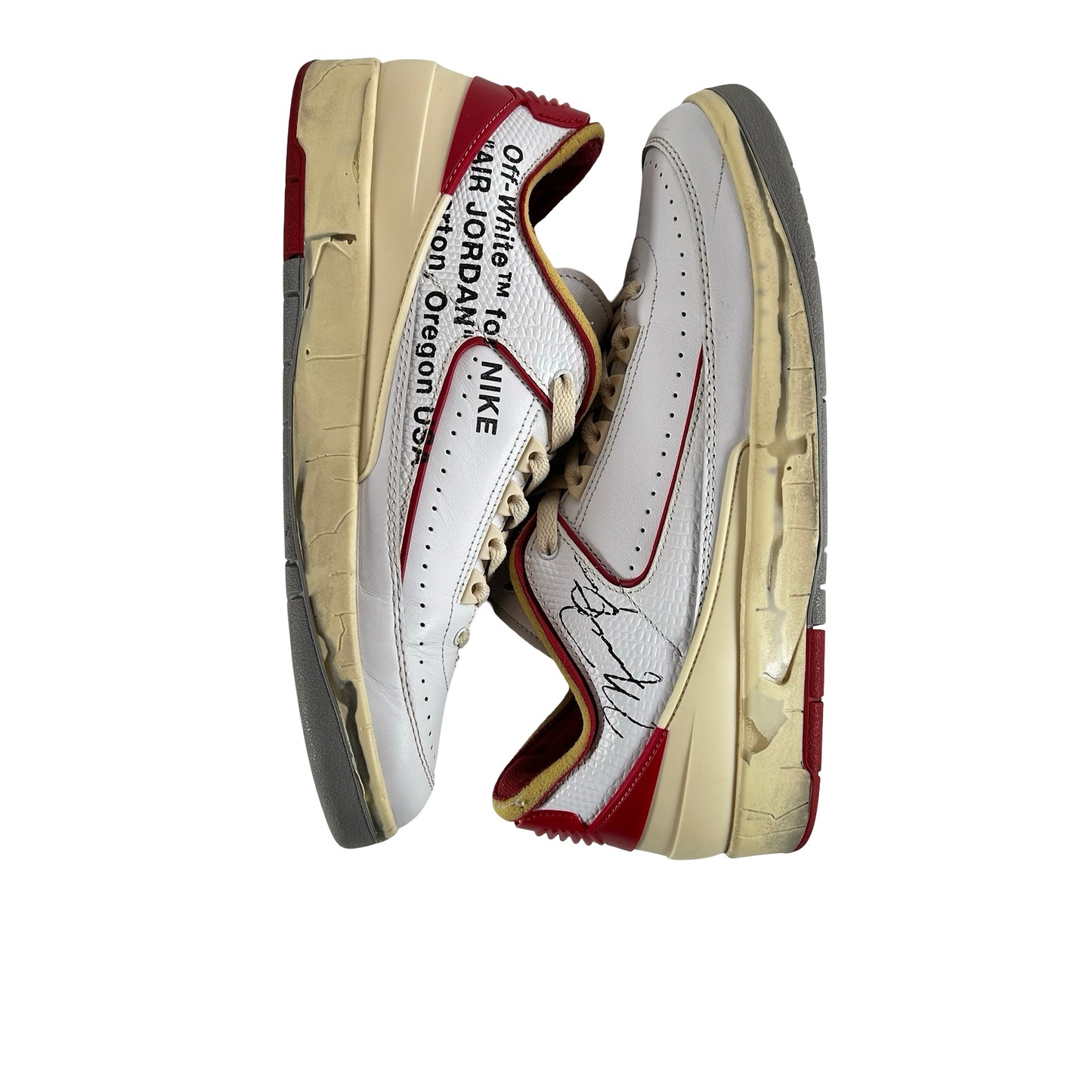 DJ4375 106 Jordan 2 Retro Low SP Off-White White Red [USED] - 10.5 M (Used3)