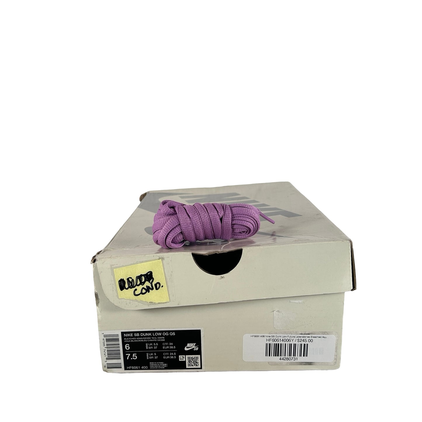 HF6061 400 Nike SB Dunk Low Futura Laboratories Bleached Aqua [CONDITIONAL] - 6 M (Slight Yellowing)