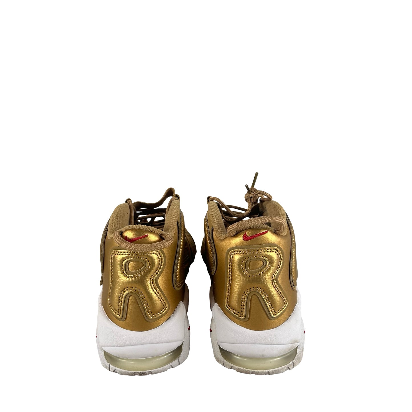 902290 700 Nike Air More Uptempo Supreme Suptempo Gold [USED] - 8 M (Used)