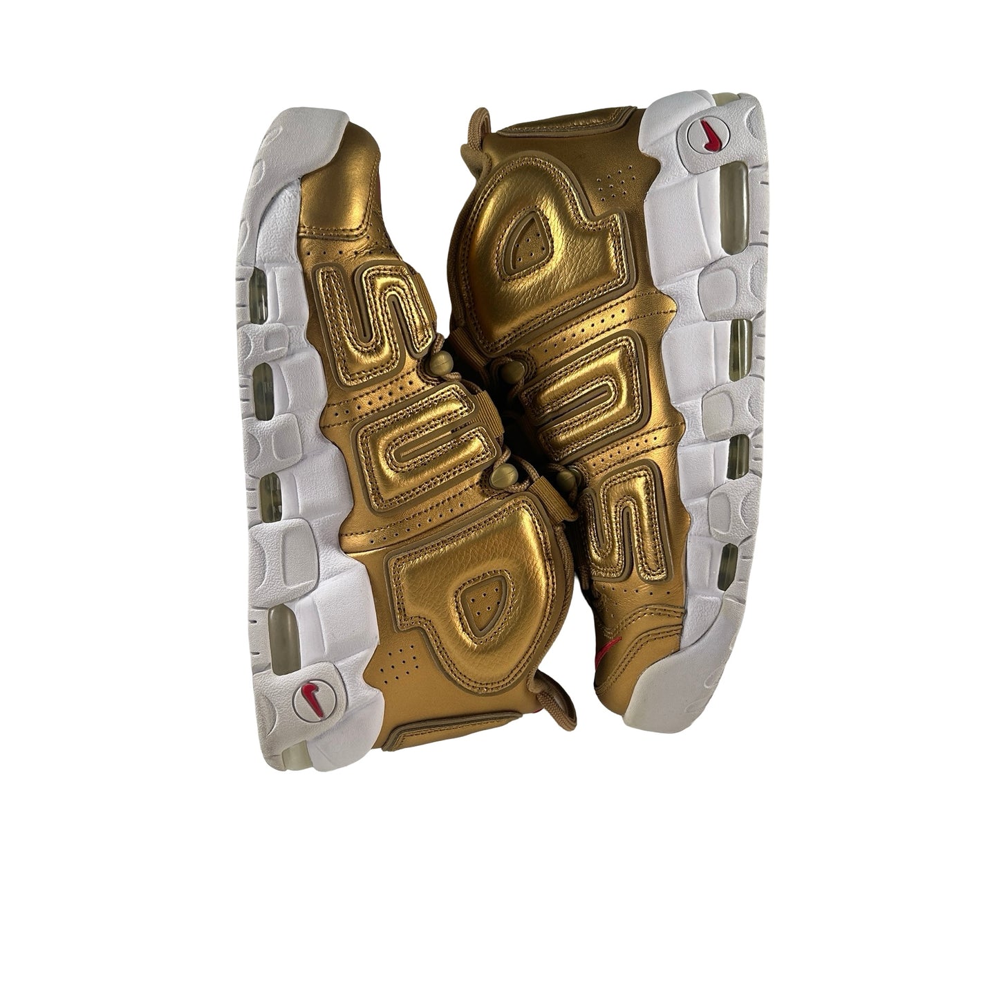 902290 700 Nike Air More Uptempo Supreme Suptempo Gold [USED] - 8 M (Used)