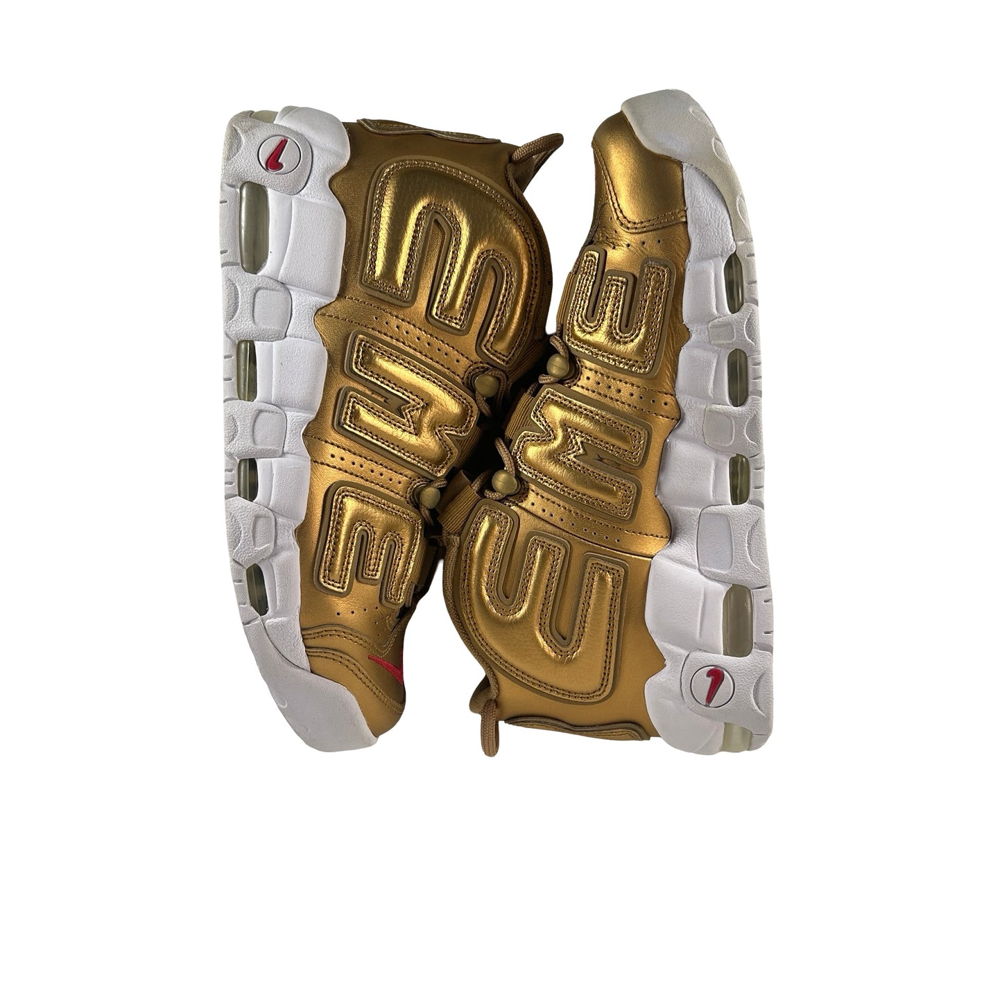 902290 700 Nike Air More Uptempo Supreme Suptempo Gold [USED] - 8 M (Used)