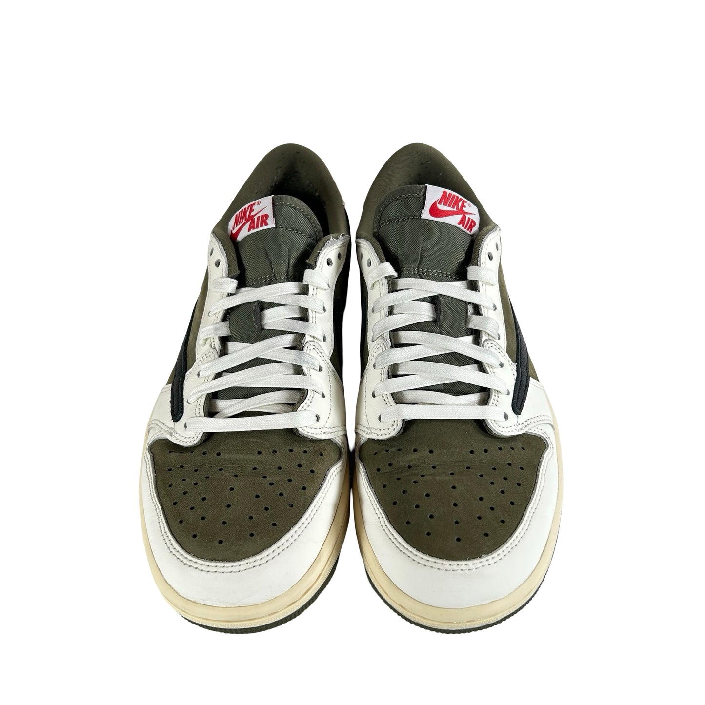 DM7866 200 Jordan 1 Retro Low OG SP Travis Scott Medium Olive [USED] - 8 M (Used)