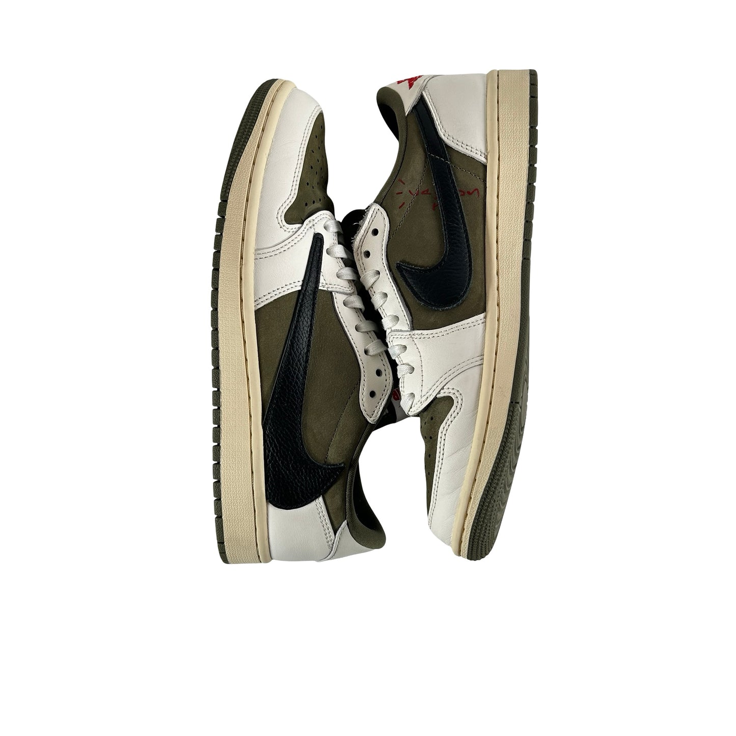 DM7866 200 Jordan 1 Retro Low OG SP Travis Scott Medium Olive [USED] - 8 M (Used)