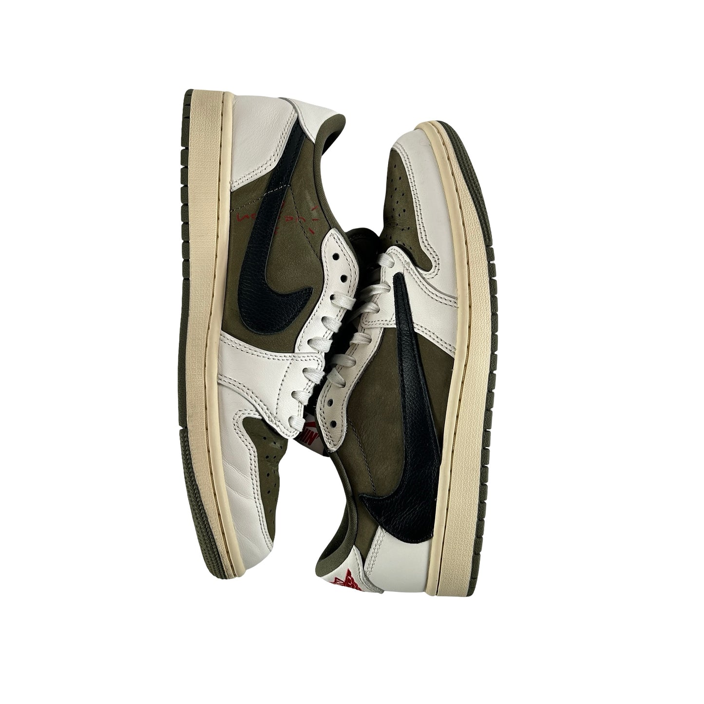DM7866 200 Jordan 1 Retro Low OG SP Travis Scott Medium Olive [USED] - 8 M (Used)