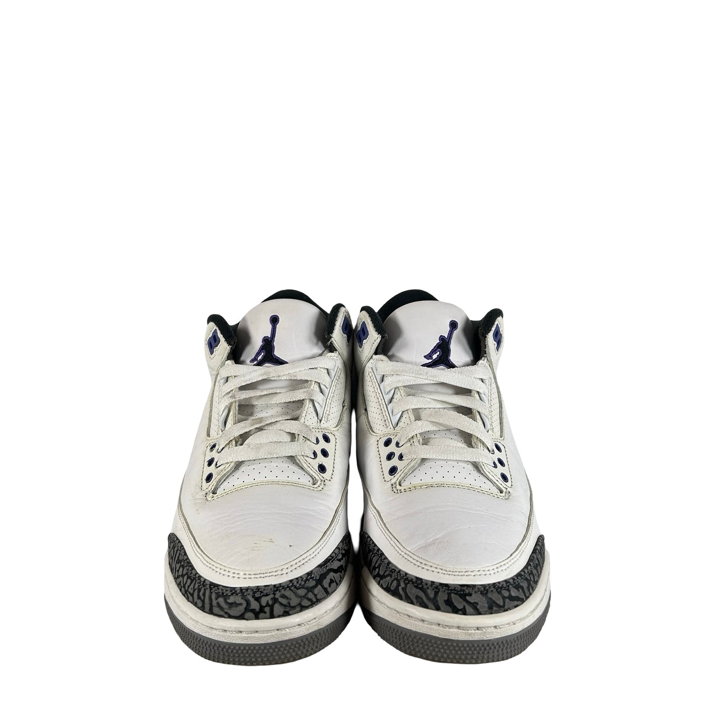 CT8532 105 Jordan 3 Retro Dark Iris [USED] - 8.5 M (Used2) (No Box2)