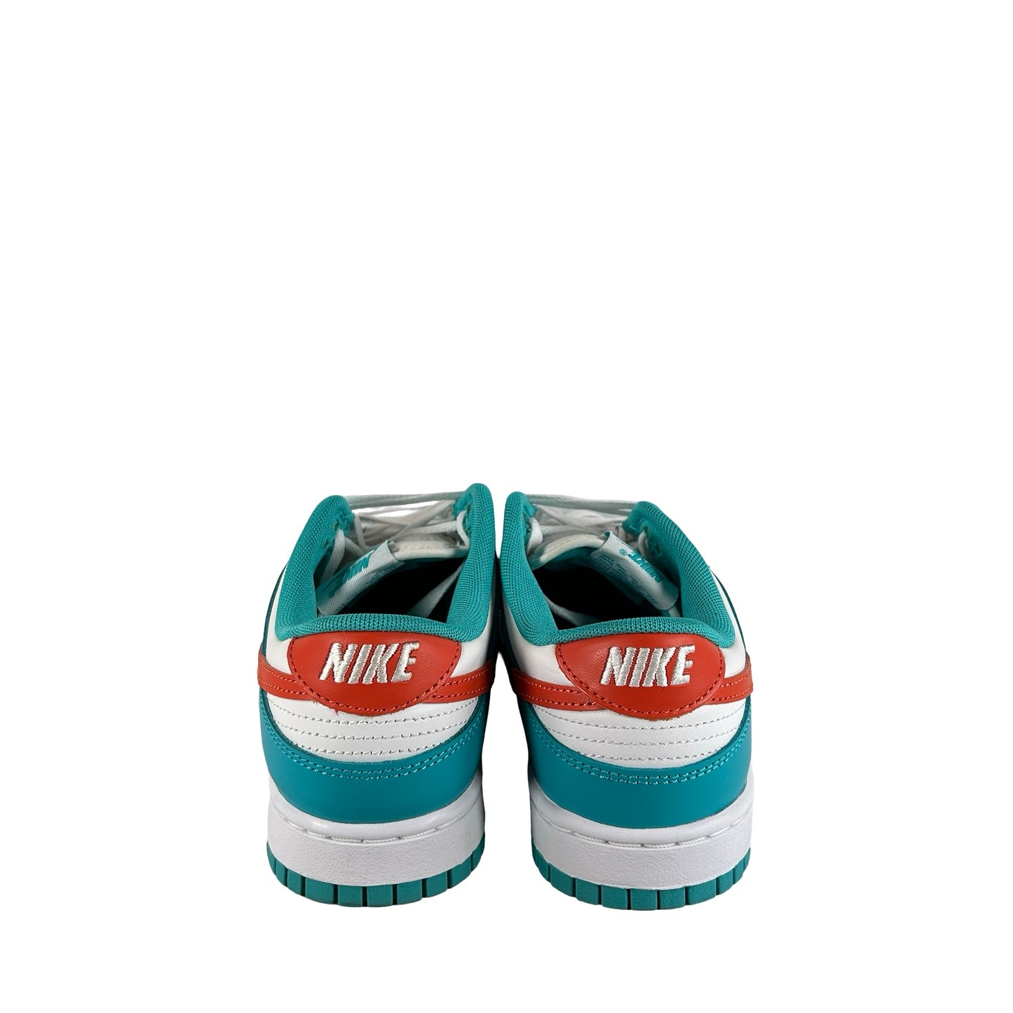 DV0833 102 Nike Dunk Low Miami Dolphins [USED]  - 8 M (Used) (No Box)