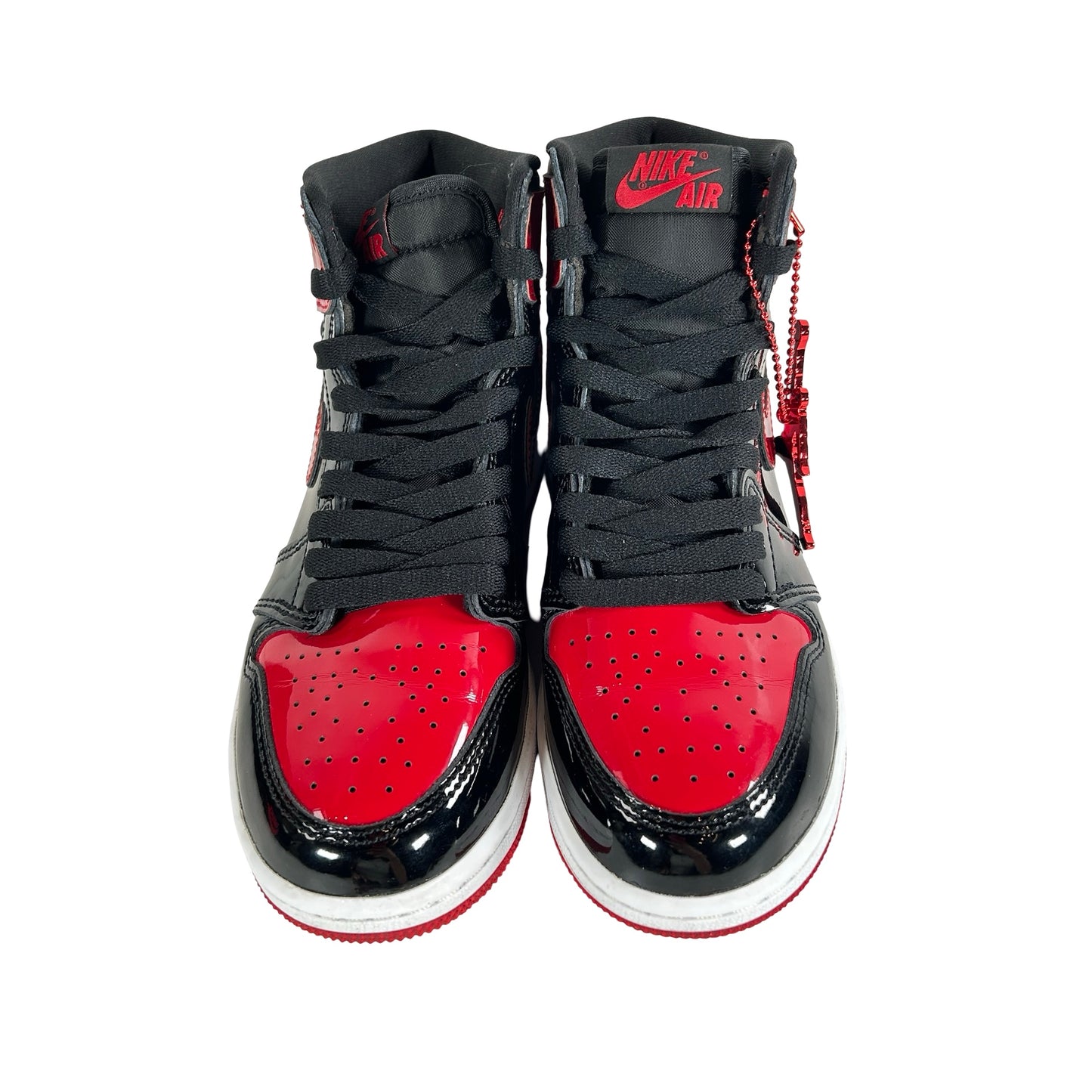 575441 063 Jordan 1 Retro High OG Patent Bred (GS) [USED] - 4 Y (Used2)