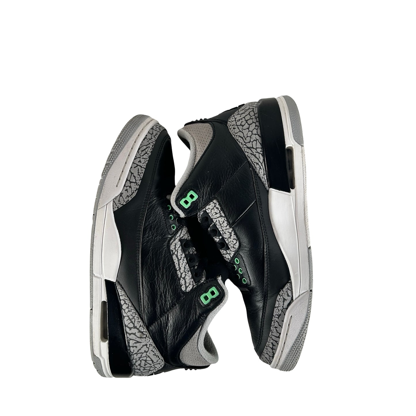 CT8532 031 Jordan 3 Retro Green Glow [USED] - 8.5 M (Used) (No Box)