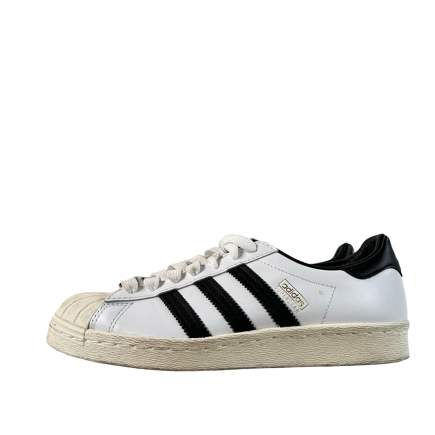 GZ8980 adidas Superstar 80s Bape White Black [USED] - 5 M (Used) (No Box)