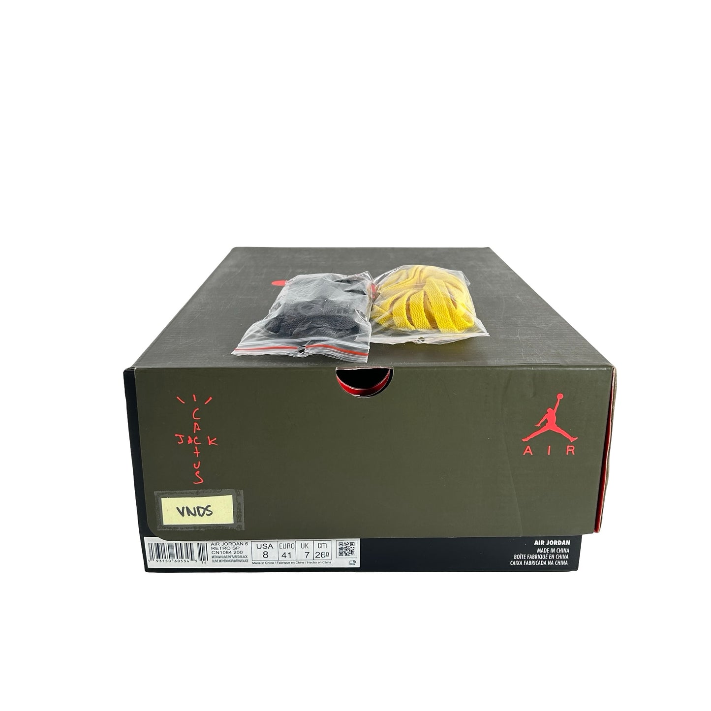 CN1084 200 Jordan 6 Retro Travis Scott [USED] - 8 M (VNDS)