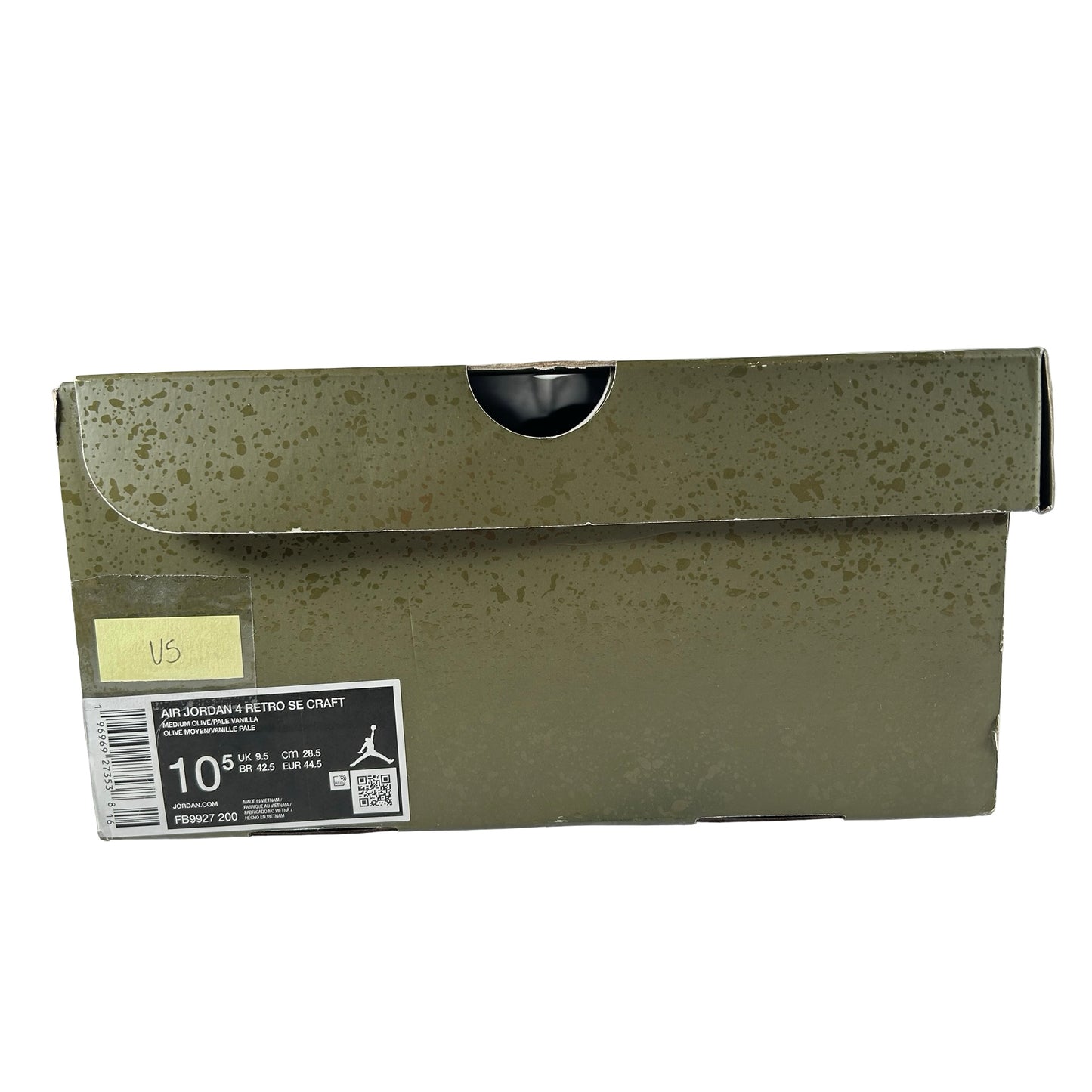 FB9927 200 Air Jordan 4 Craft Medium Olive [USED] - 10.5 M (Used5)