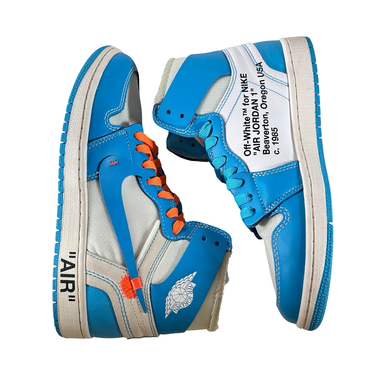 AQ0818 148 Jordan 1 Retro High Off-White UNC [USED] - 7.5 M (Used)