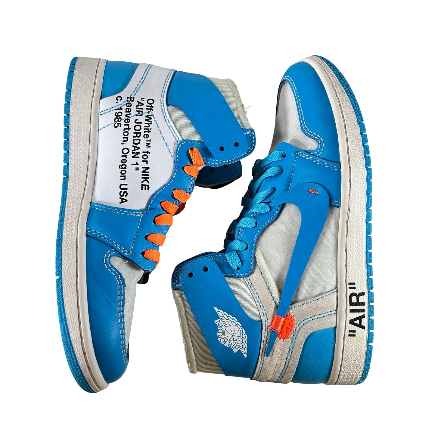 AQ0818 148 Jordan 1 Retro High Off-White UNC [USED] - 7.5 M (Used)