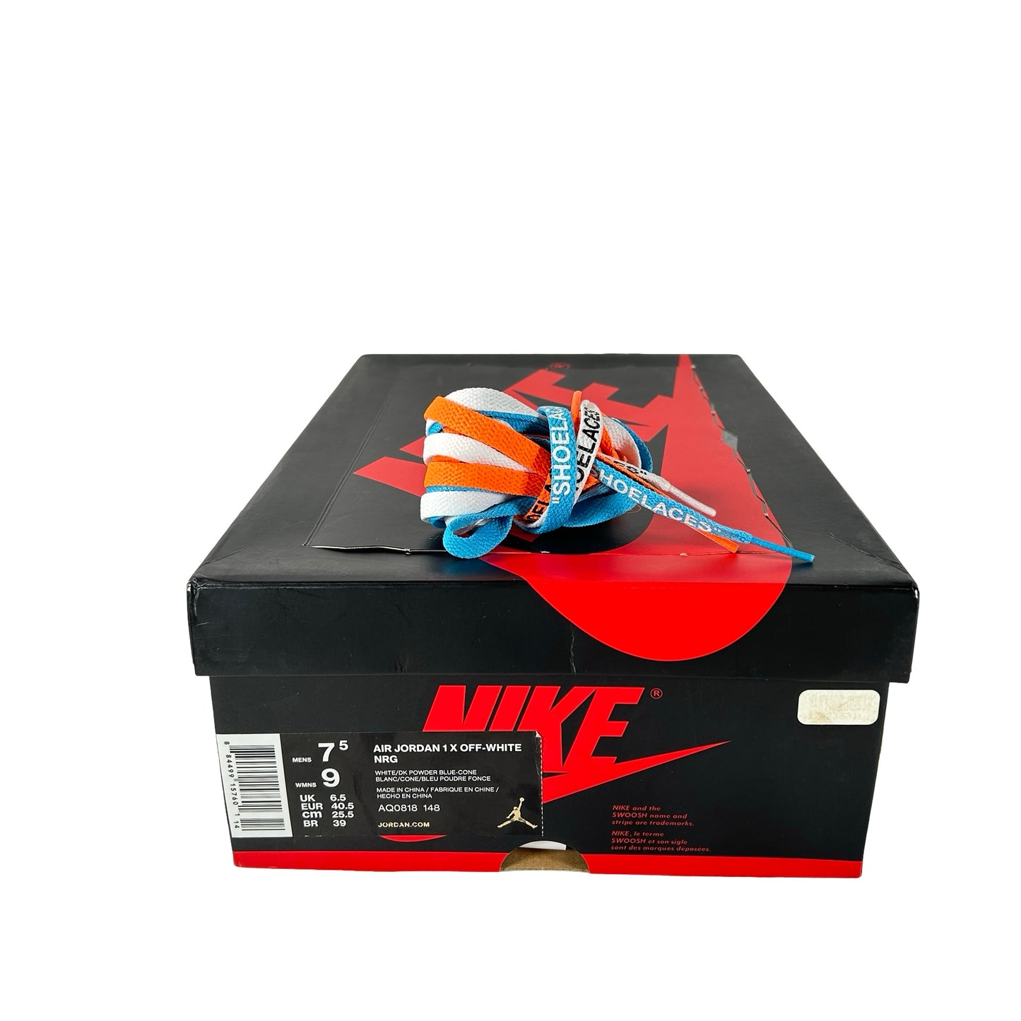 AQ0818 148 Jordan 1 Retro High Off-White UNC [USED] - 7.5 M (Used)