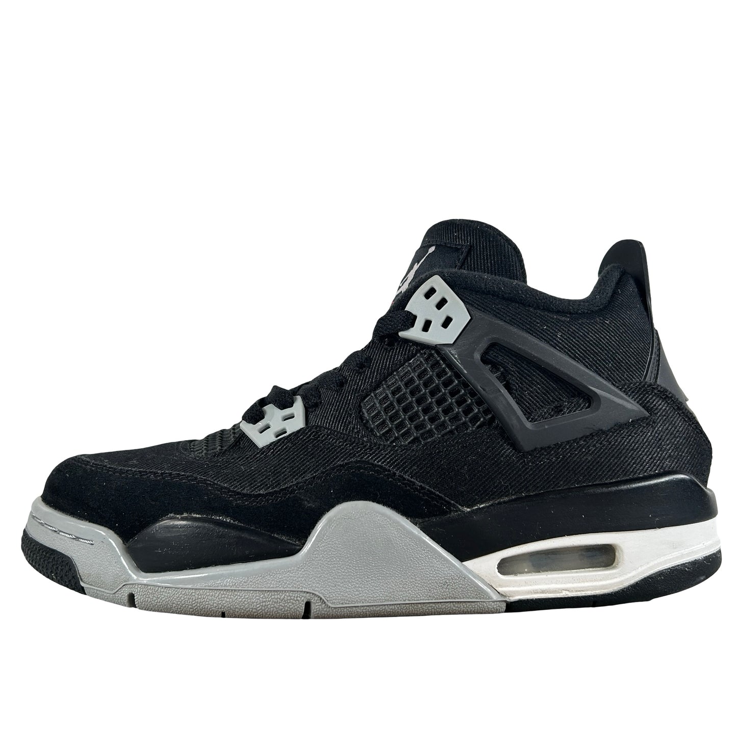 DV0553 006 Jordan 4 Retro Black Canvas GS [USED] - 6 Y (Used)