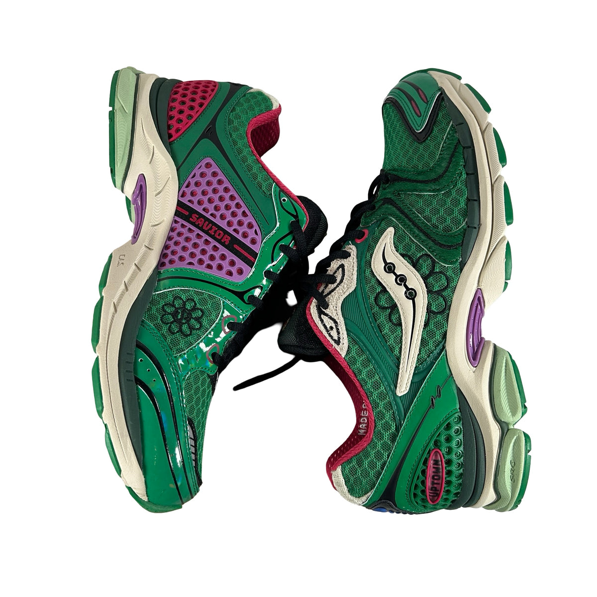 S70966 4 Saucony ProGrid Triumph 4 Jae Tips Flowers Grow Uptown Sugar Maple [USED] - 10 M (Used)