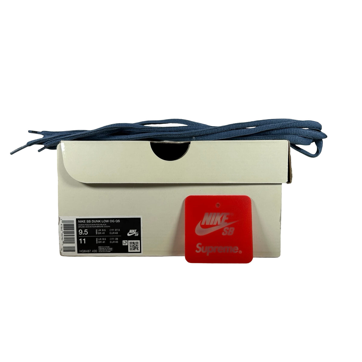 HQ8487 400 Nike SB Dunk Low Supreme 94 Ocean Fog [USED] - 9.5 M (Used)