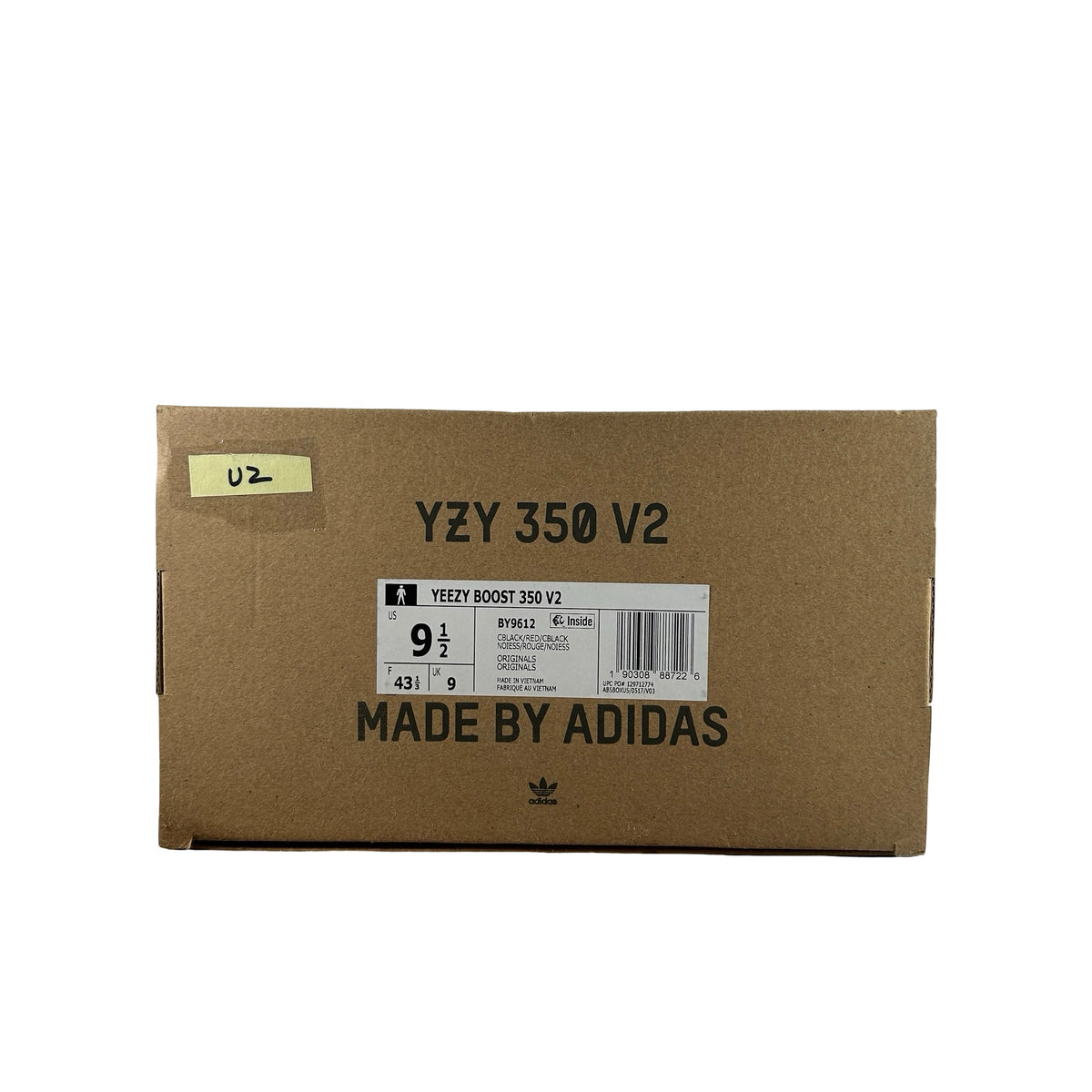BY9612 Yeezy Boost 350 V2 Core Black Red [USED] - 9.5 M (Used2)