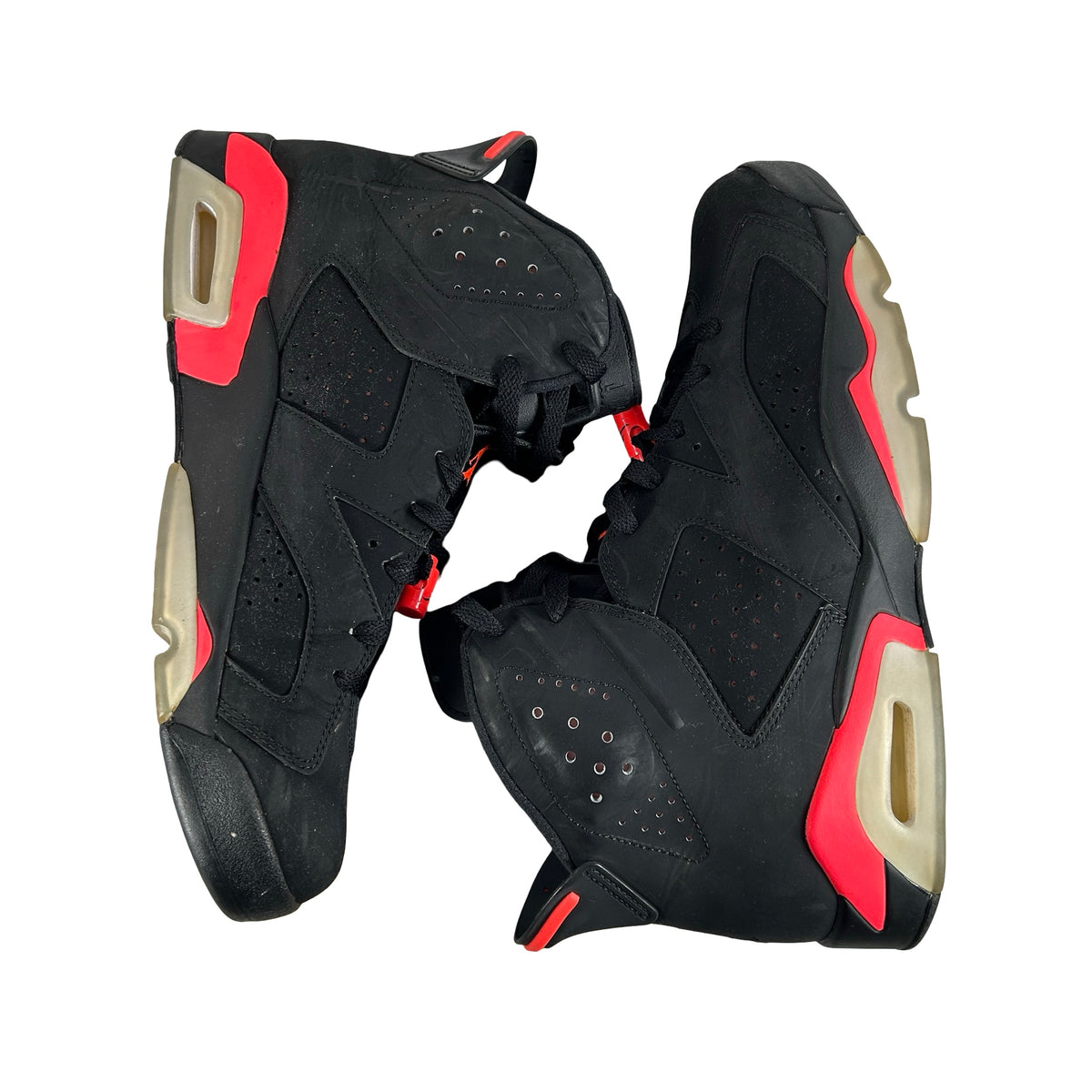 384664 023 Jordan 6 Retro Infrared Black (2014) - 12 M (Used) (No Box)