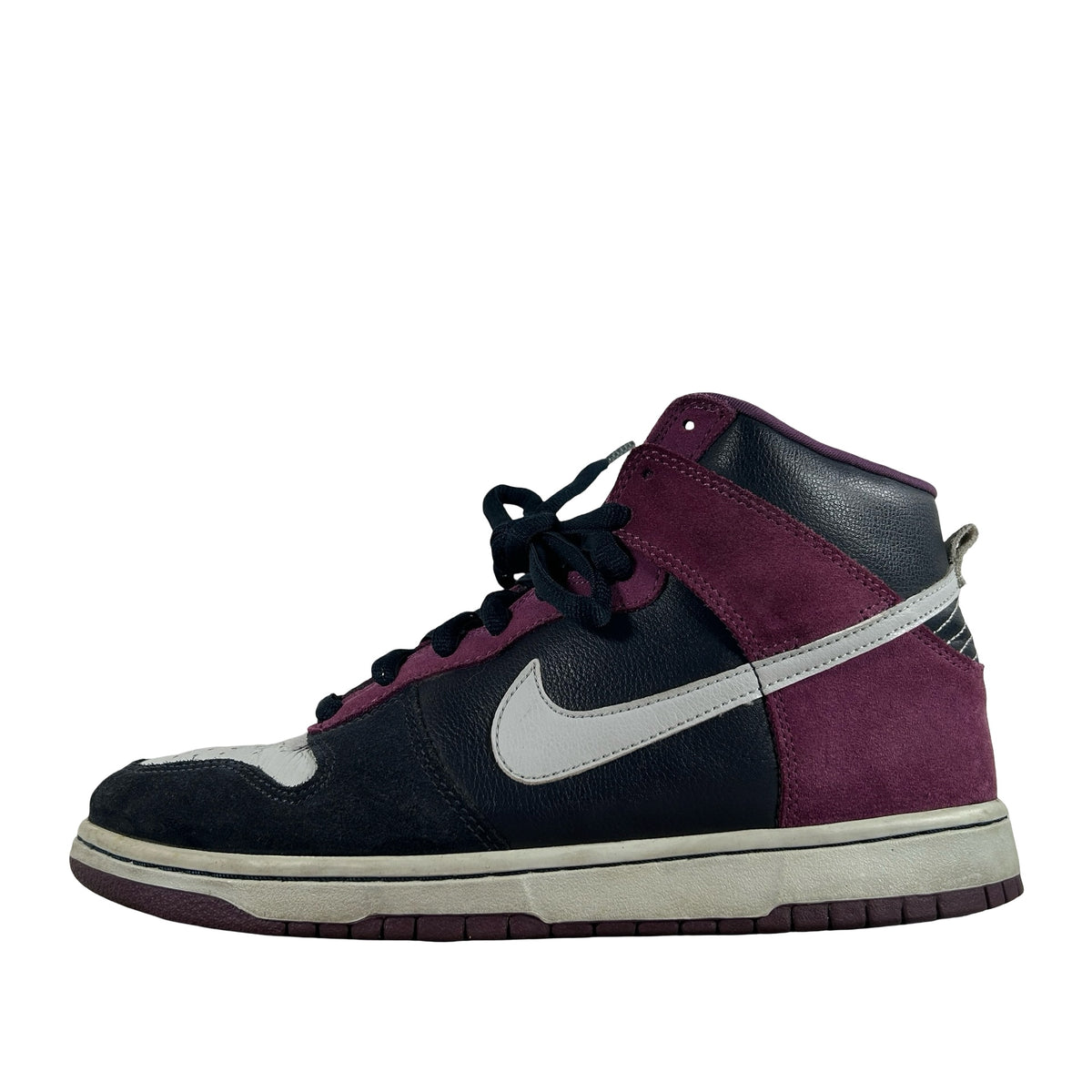 305050 401 Nike SB Dunk High Dark Obsidian Metallic Platinum [USED] - 9 M (Used)