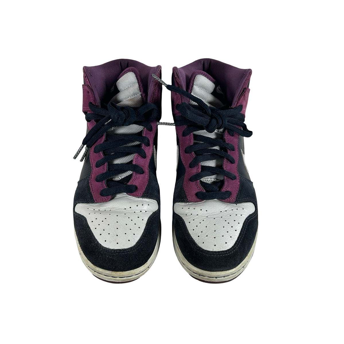 305050 401 Nike SB Dunk High Dark Obsidian Metallic Platinum [USED] - 9 M (Used)