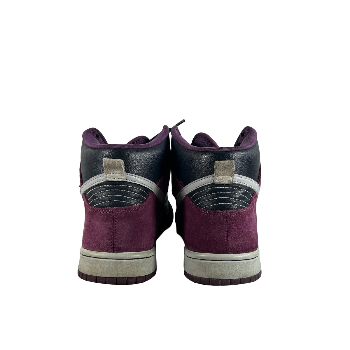 305050 401 Nike SB Dunk High Dark Obsidian Metallic Platinum [USED] - 9 M (Used)